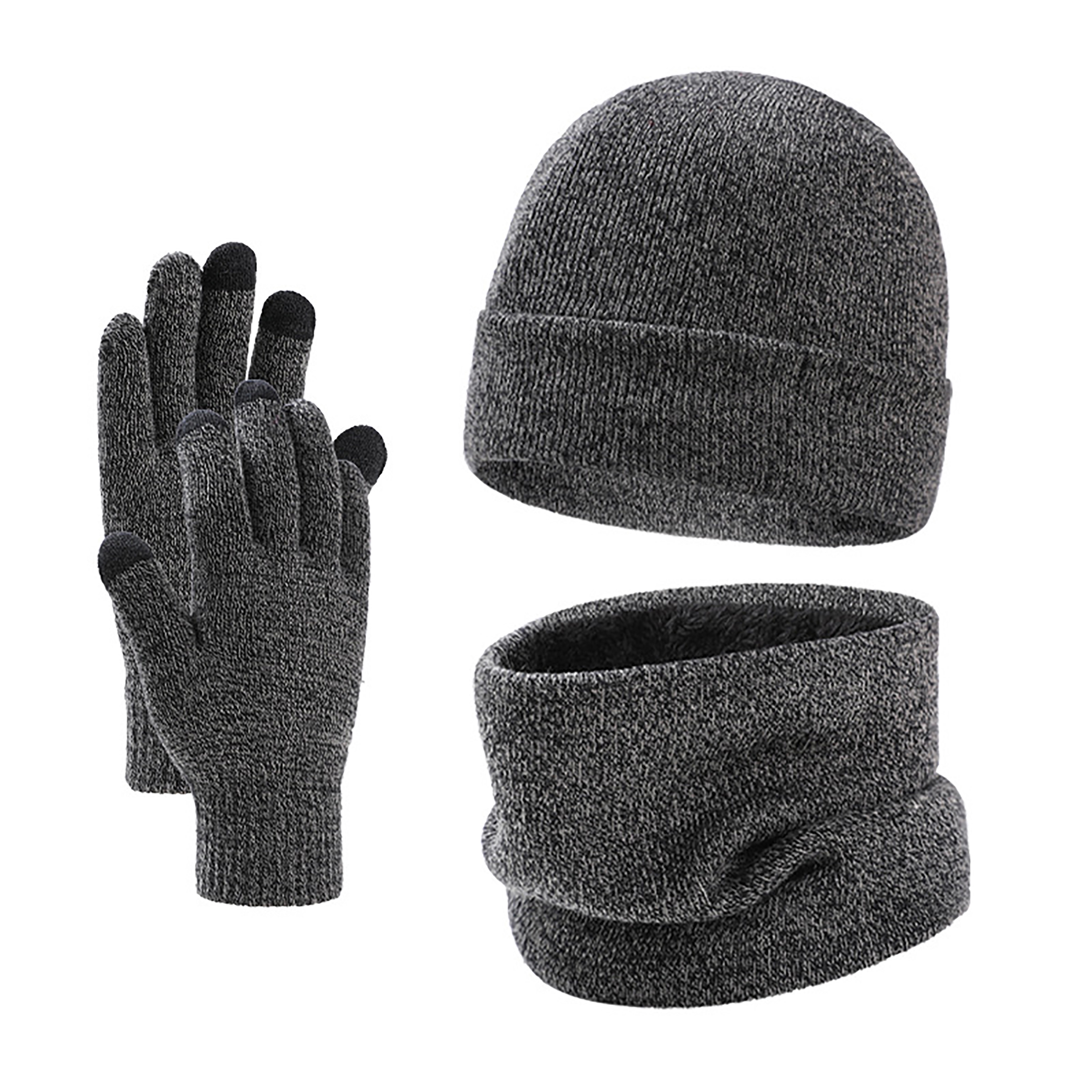 Winter Beanie Hat Scarf Set 5