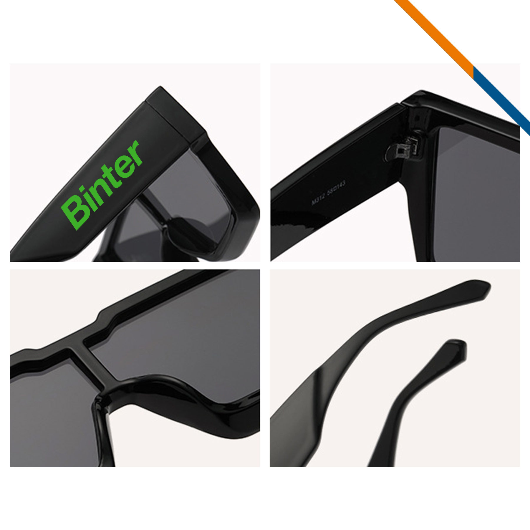 Kenna Square Oversized Sunglasses 1