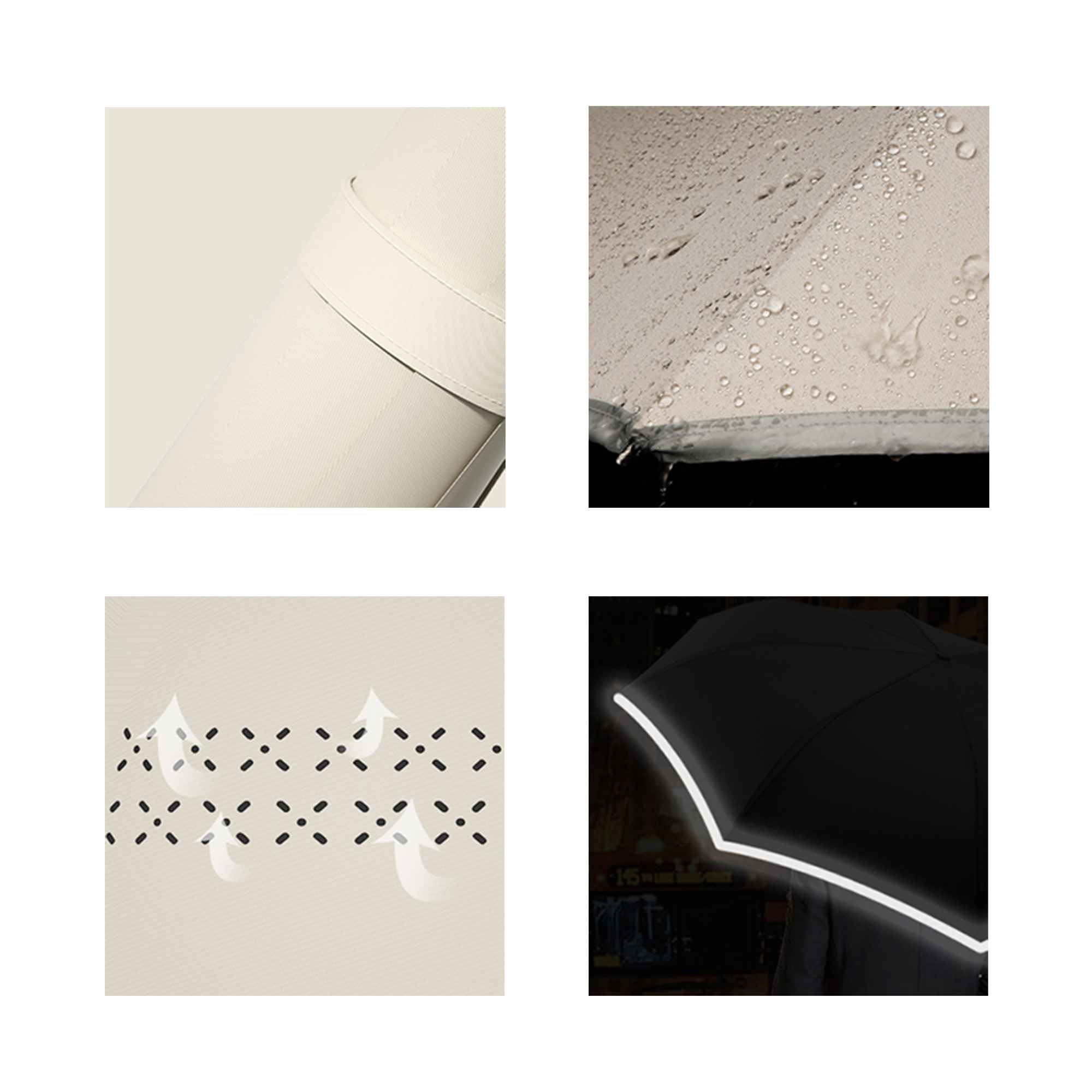 Large C-Handle Reverse Inverted Double Umbrella 7