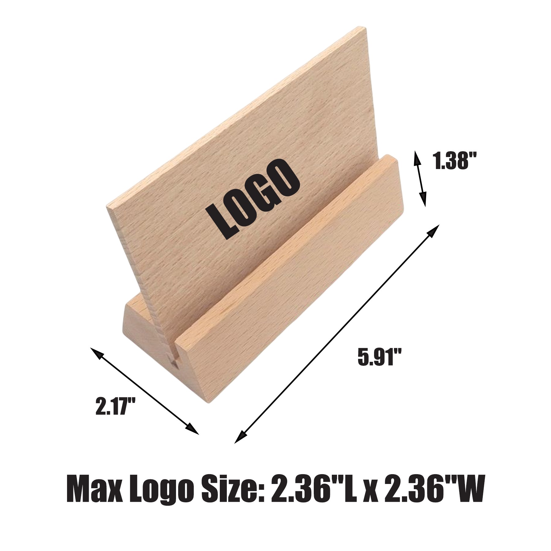 Wooden Office Card Base 2