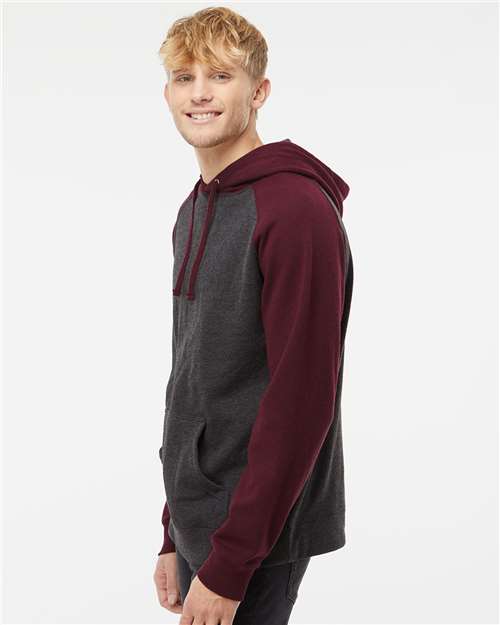 Unisex Raglan Hooded Sweatshirt - IND40RP 28