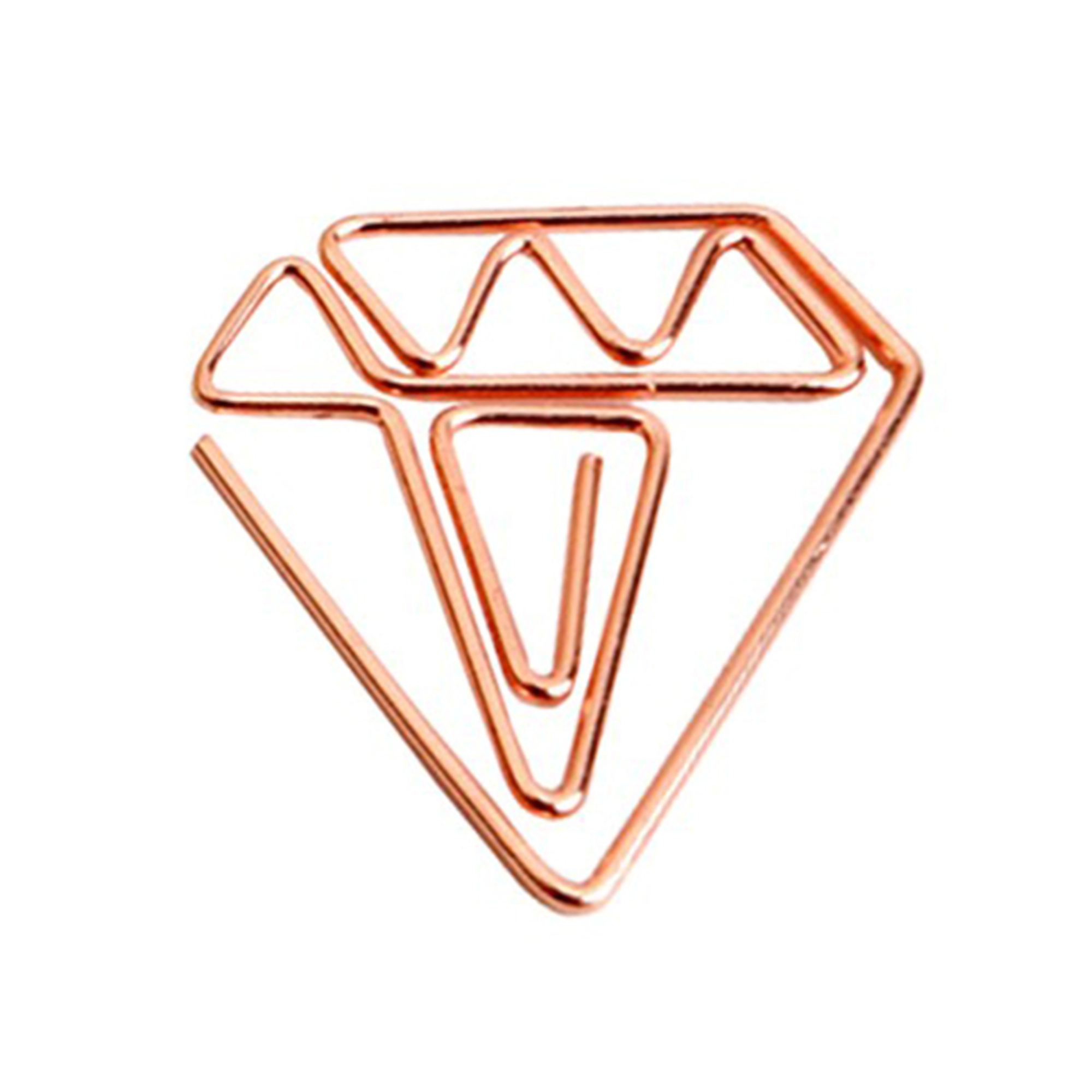 Diamond Shaped Paper Clips w/Tin Container 4