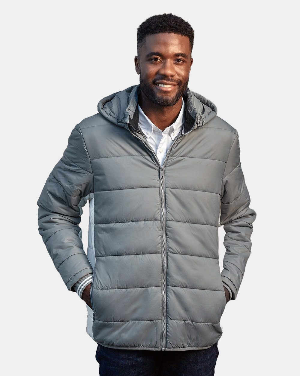 Men's Nautical Mile Hooded Puffer Jacket - N17186 9