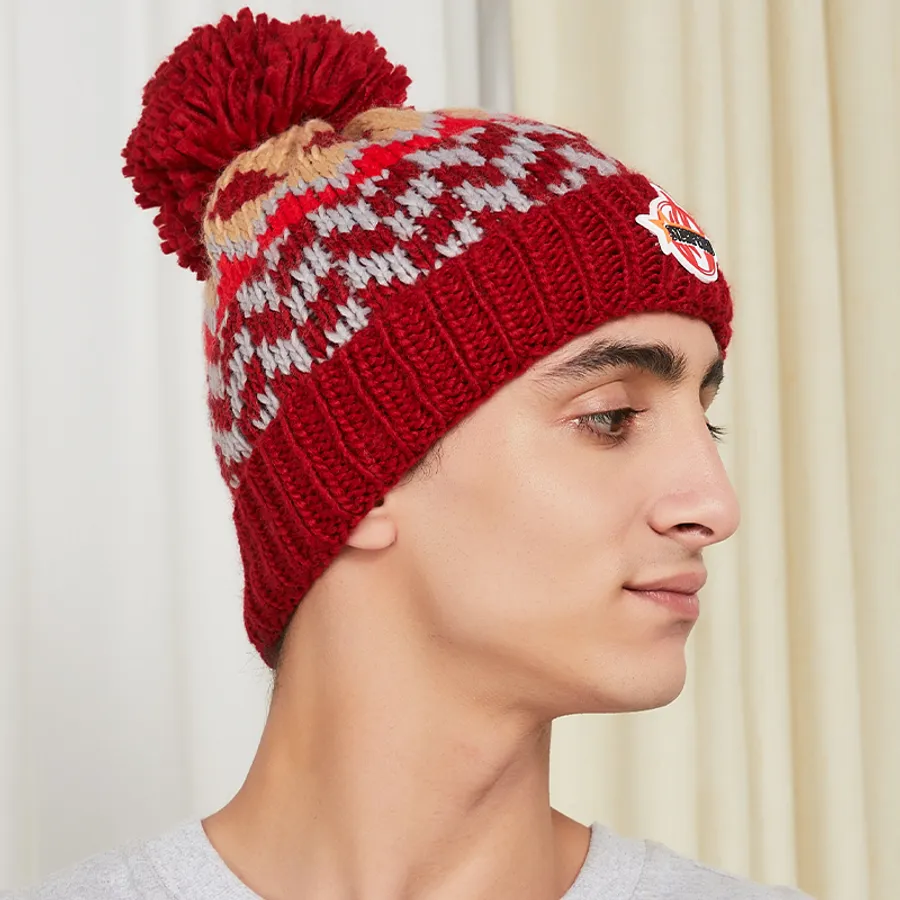 Adorn Acrylic Beanies w/ Pom 6
