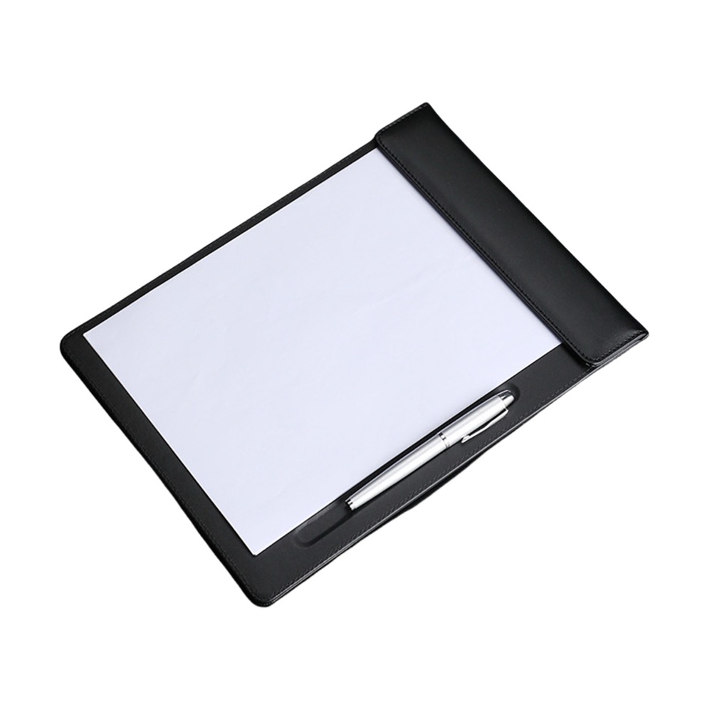 Magnetic Leather Clipboard with Pen Holder 3