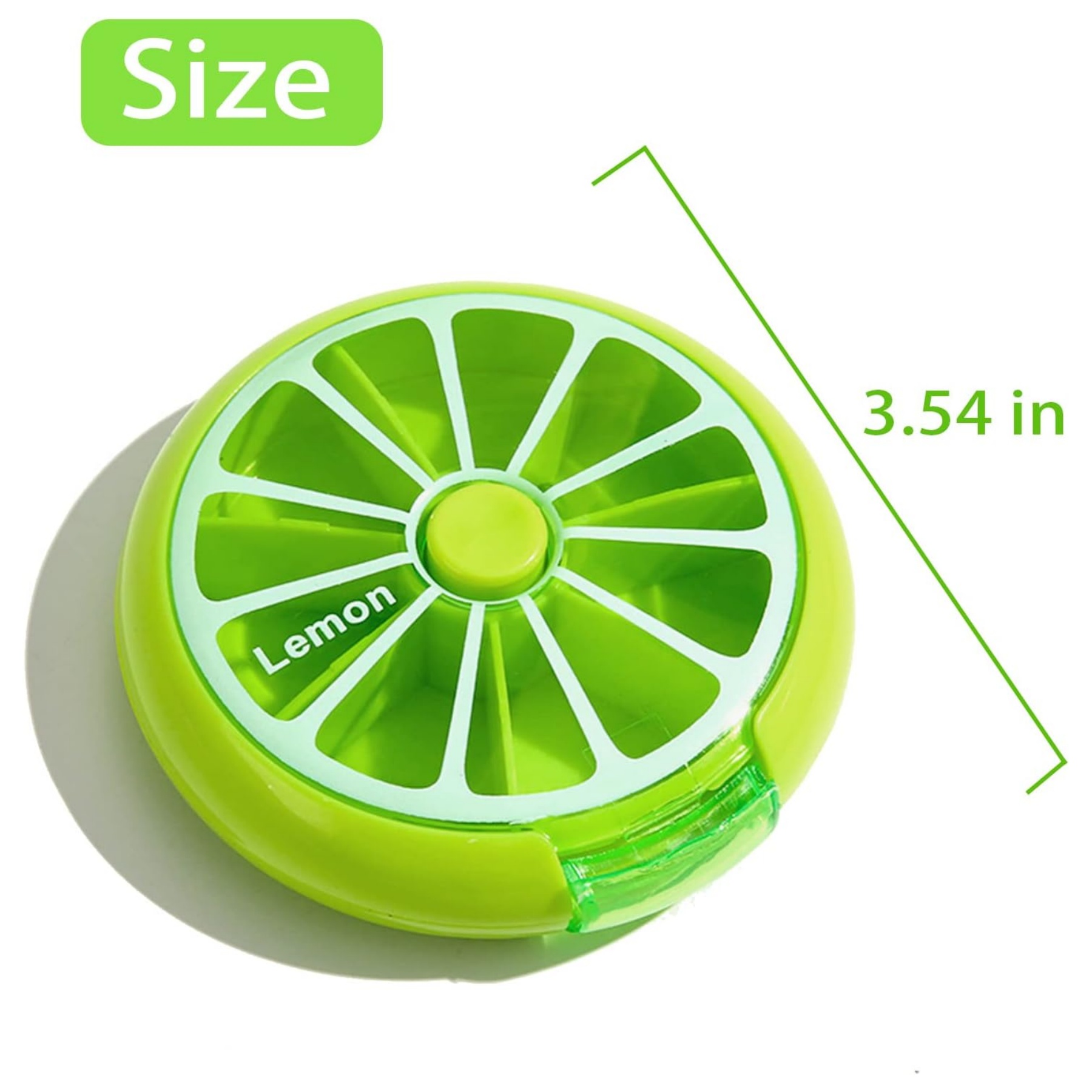 Portable 7 Day Rotating Pill Organizer Case 2