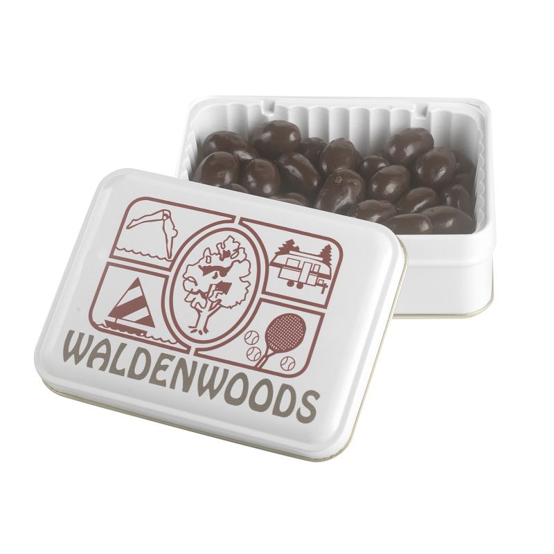 Keepsake Gift Tin - Dark Chocolate Almonds 1