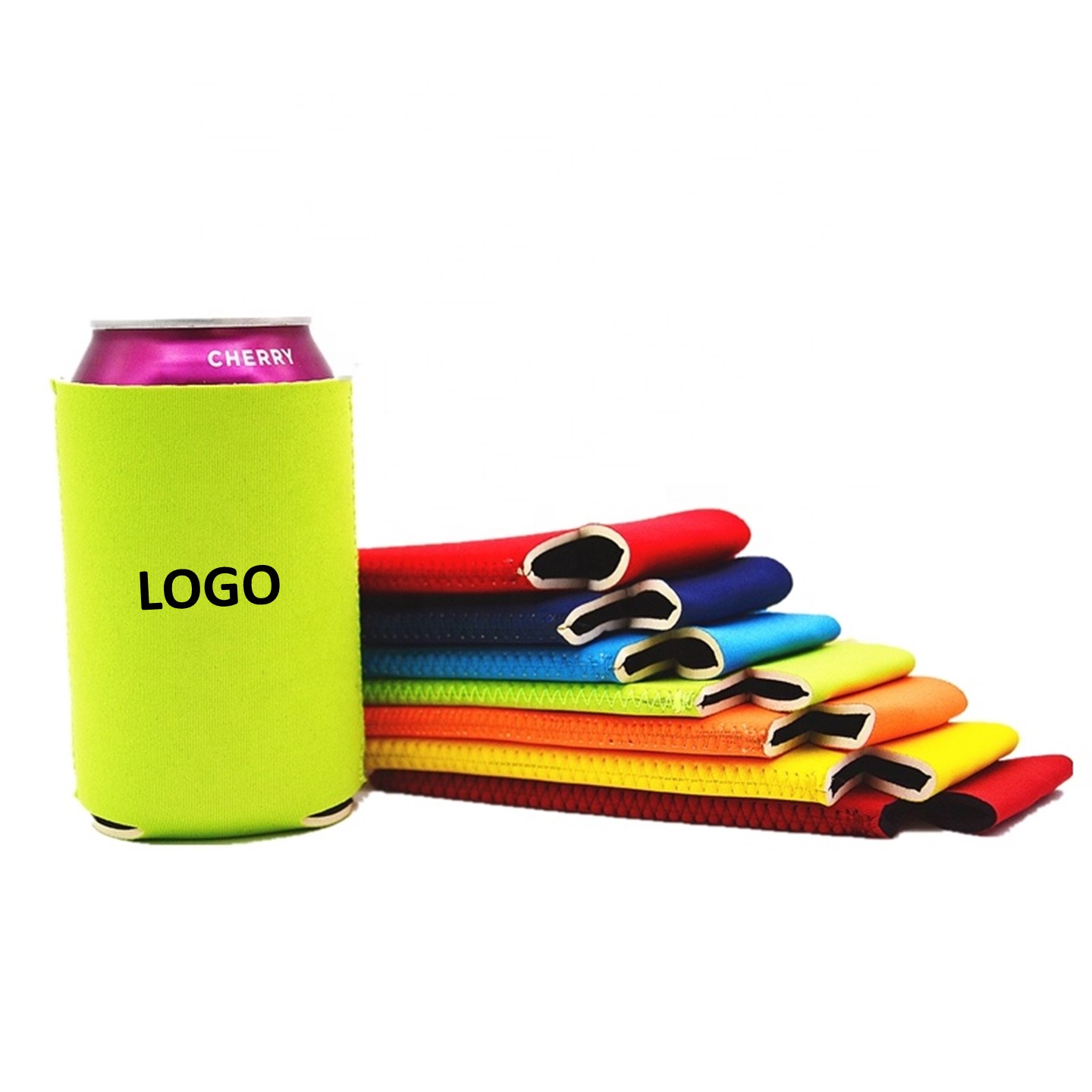 Fluorescent Neon Can Cooler 2