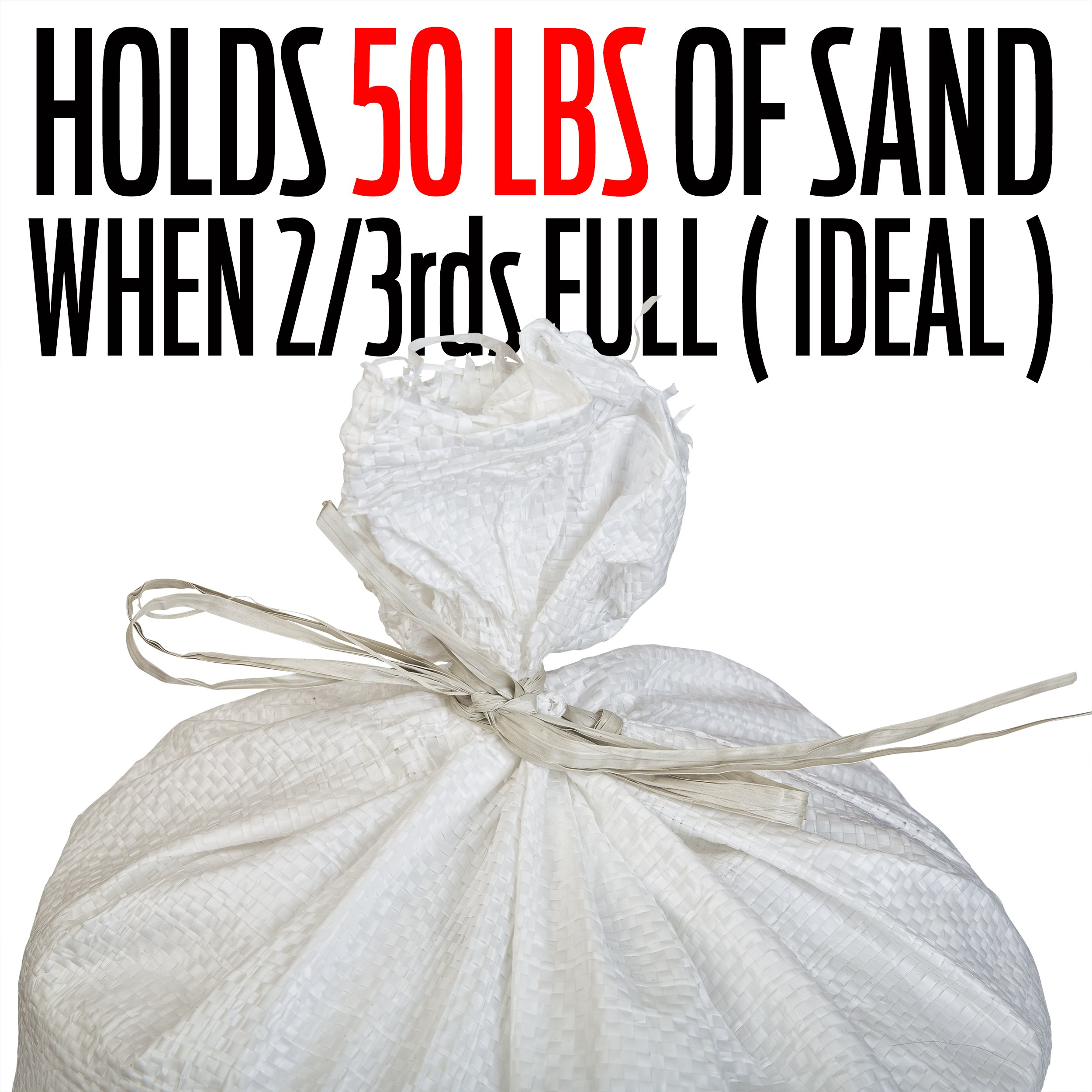 Woven Polypropylene Sand Bags 14" X 26" 3