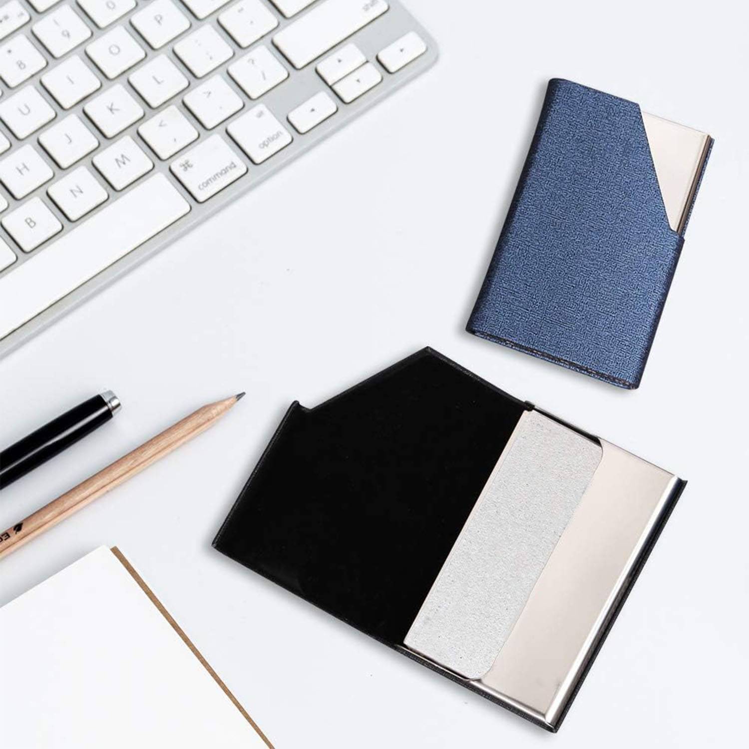 Aluminum alloy business card holder box 6