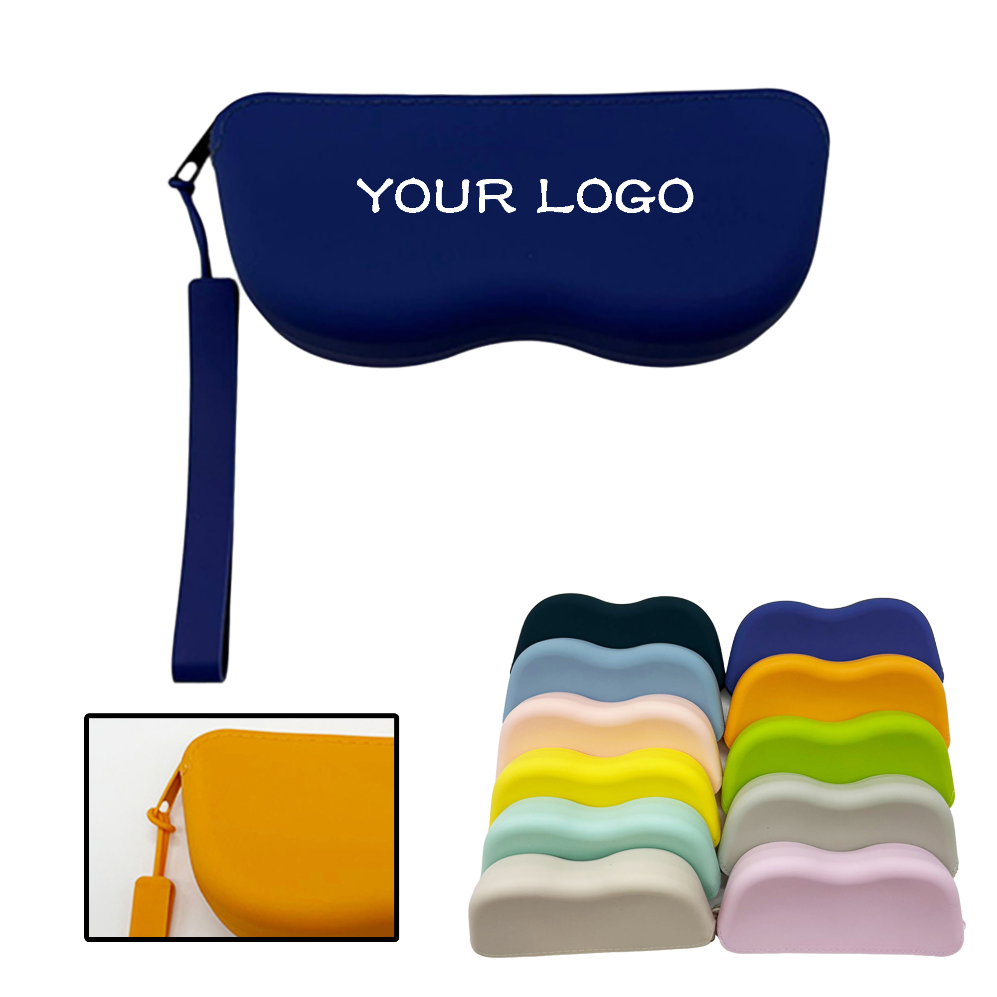 MOQ 20 PCS Silicone Eyewear Case 2