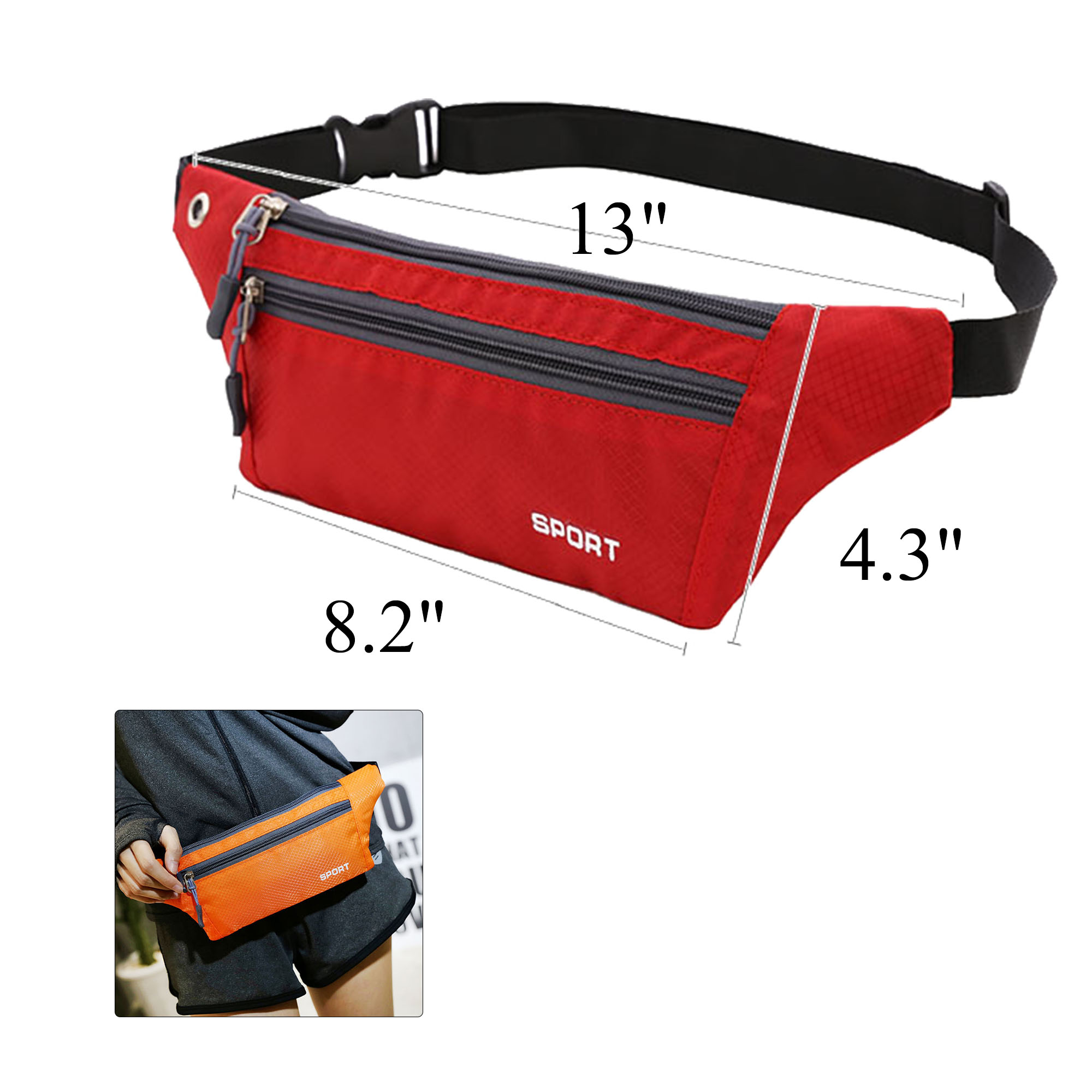 Running Fanny Pack with Adjustable Strap 3