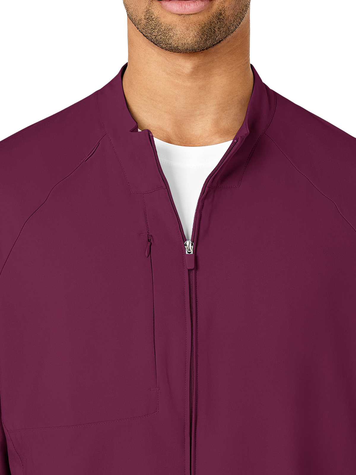 Wink - W123 - Men's Three-Pocket Zip-Front Warm-Up Jacket 10