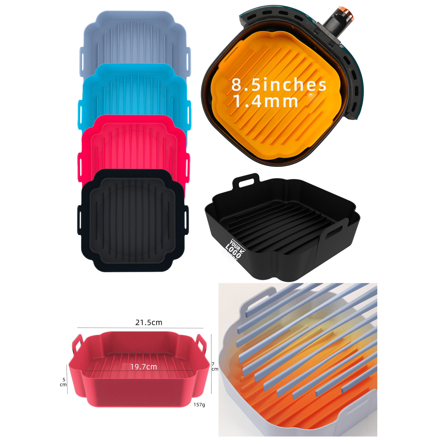 Silicone Air Fryer Liner 2
