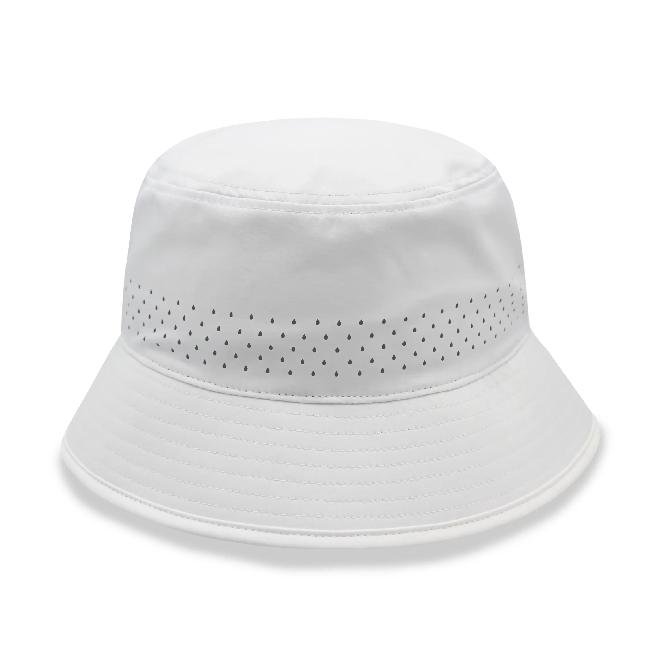 Performance Bucket Hat w/Laser Cut Mesh