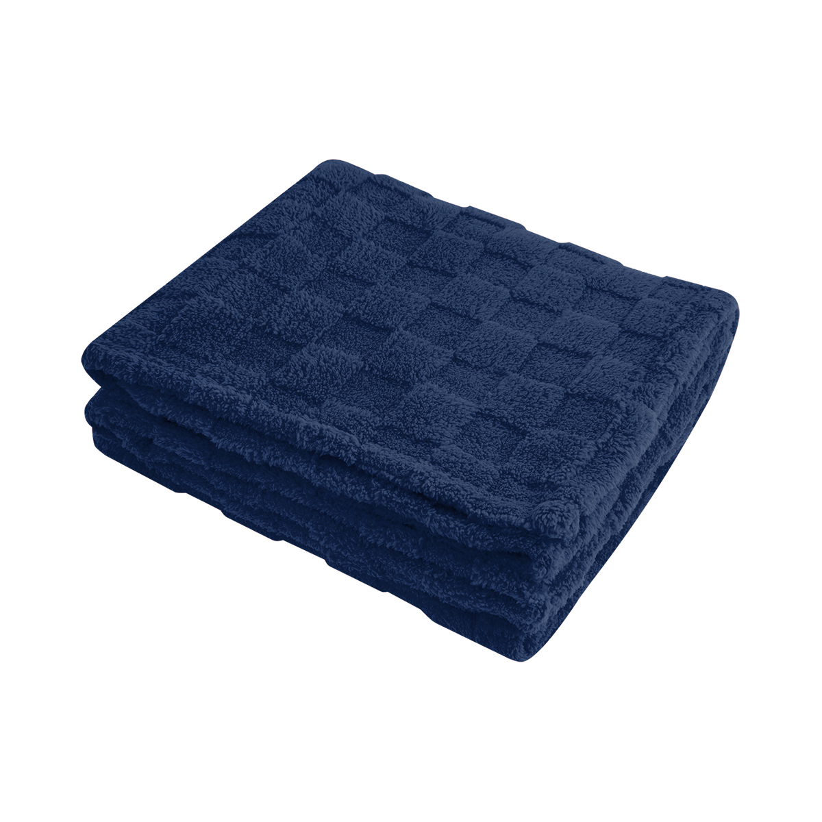 rPET Checkered Sherpa Blanket 23
