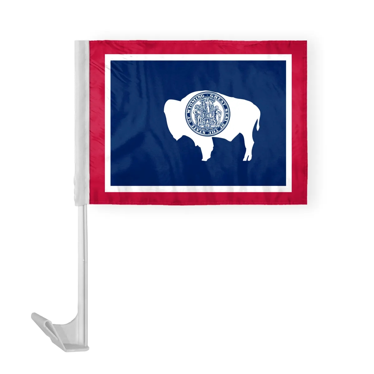 12"x16" & 10.5''x15'' Wyoming Car Flags 1