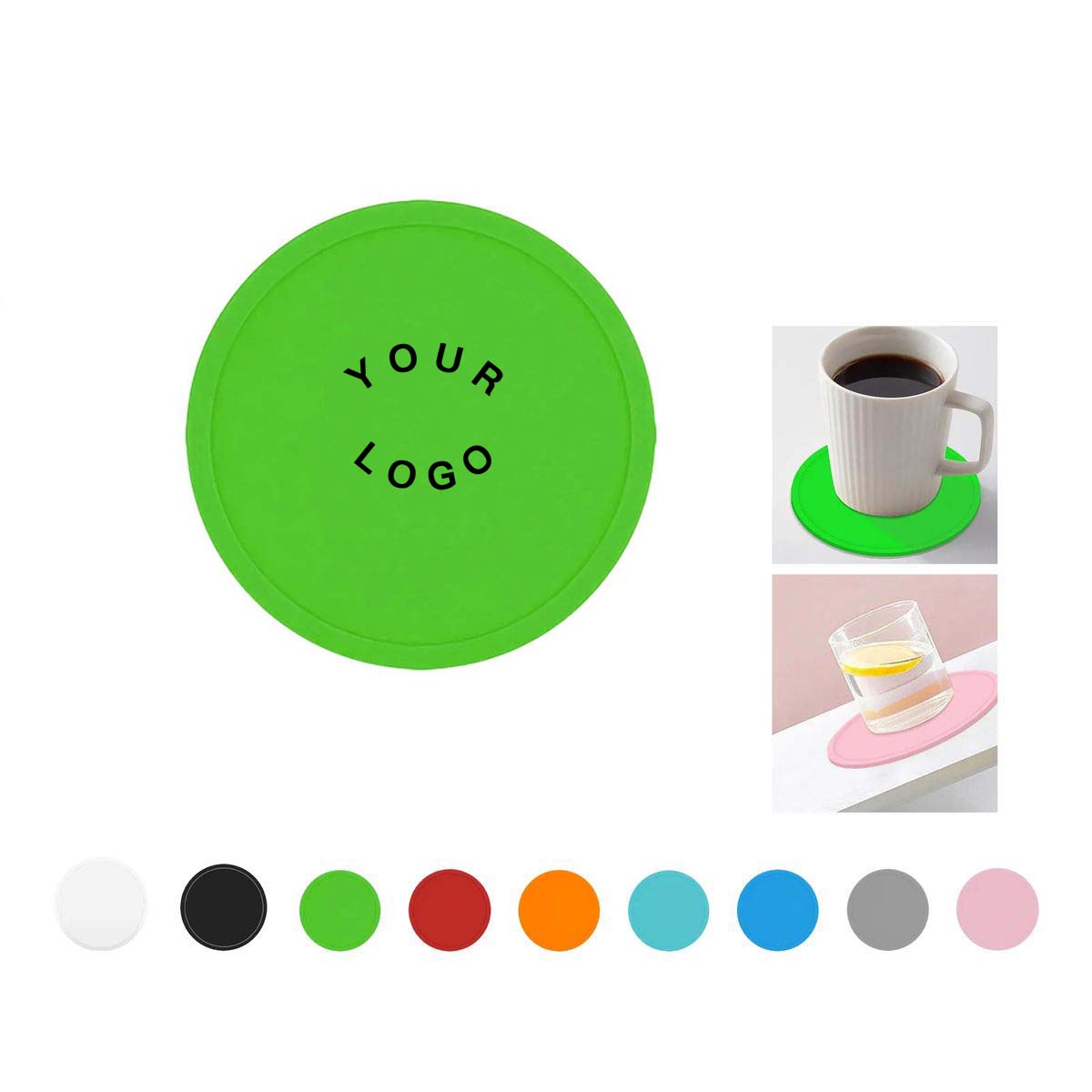 Reusable Round Coasters for Home and Office Use 6