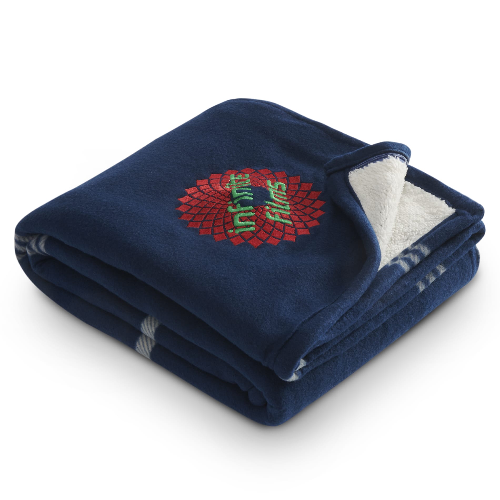 Plaid Fleece Sherpa Blanket 21