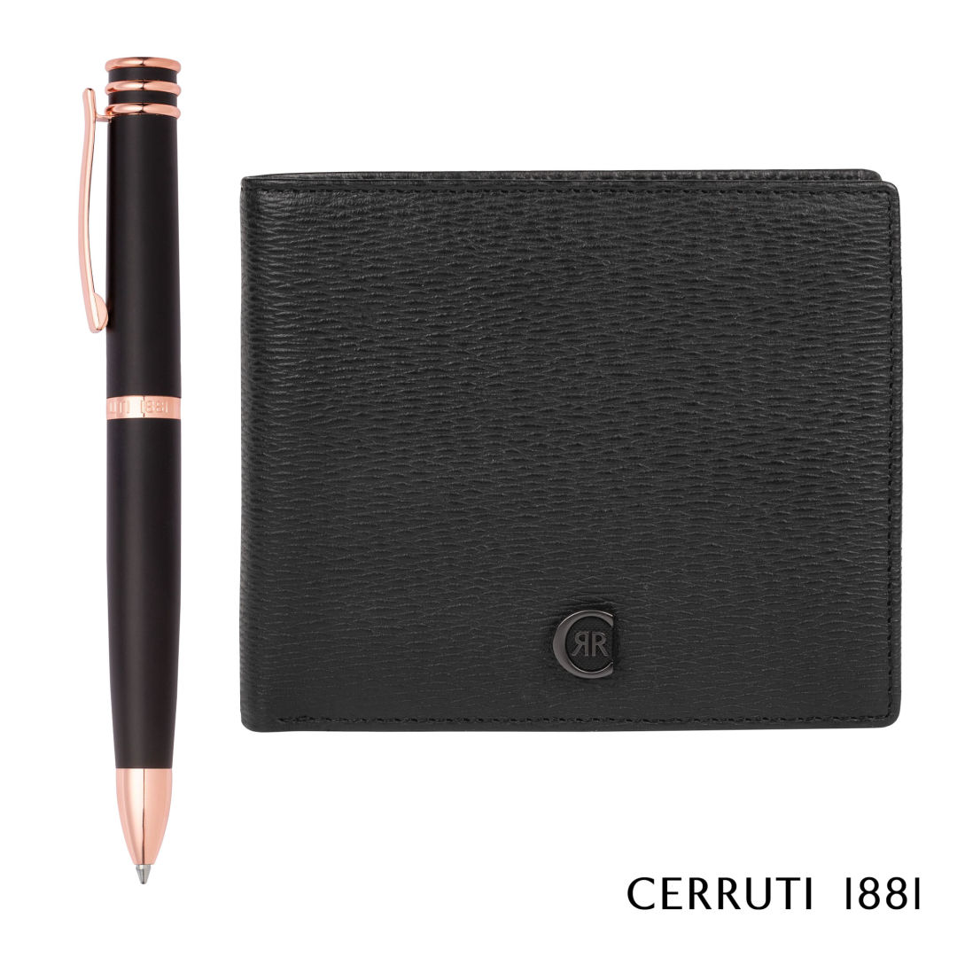 Cerruti 1881® Bond Card Wallet & Austin Ballpoint Pen Set 3
