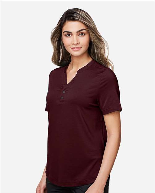 Women's JAQ Snap-Up Stretch Performance Polo - NE100W 25
