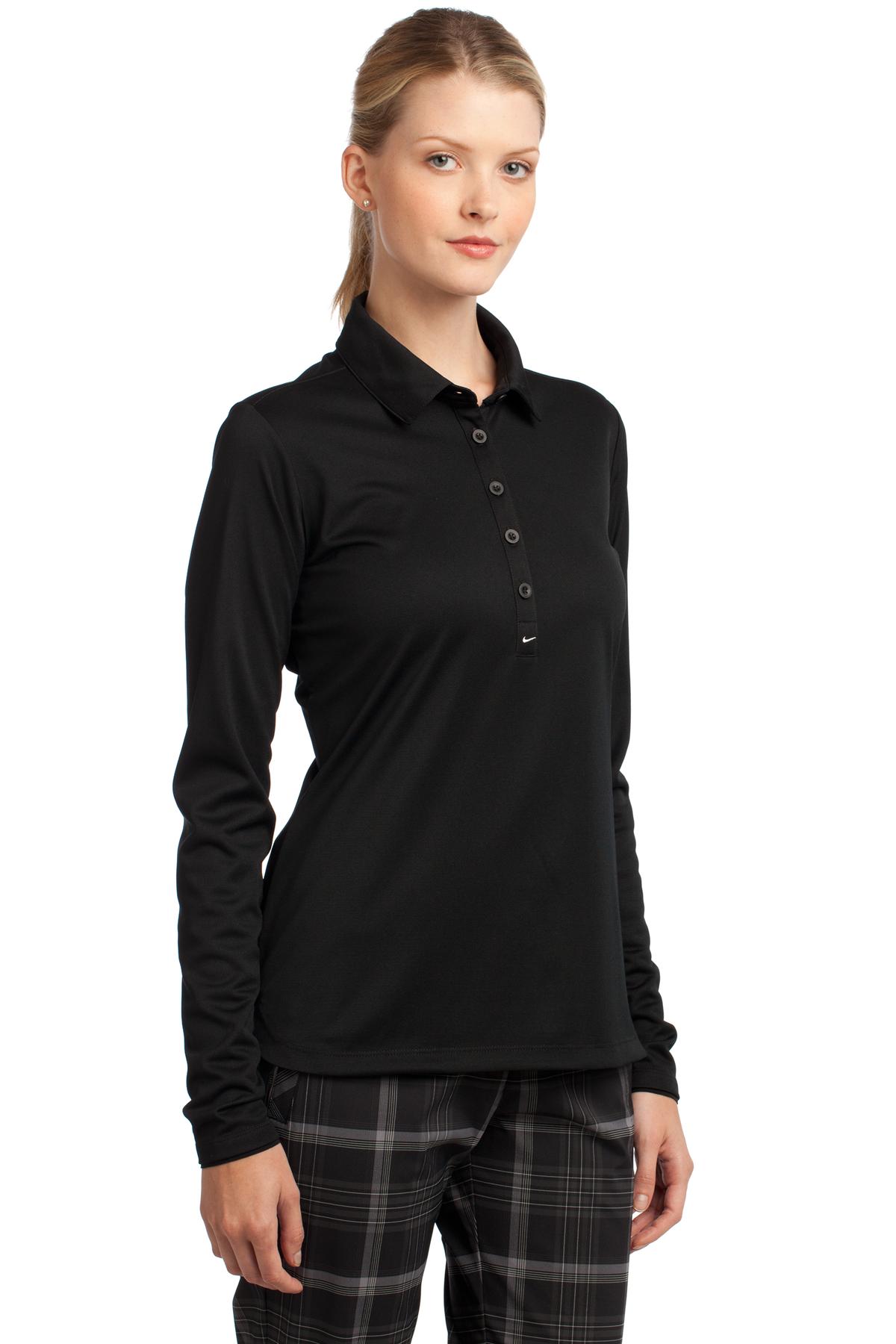 Nike Women's Long Sleeve Dri-FIT Stretch Tech Polo. 545322 12