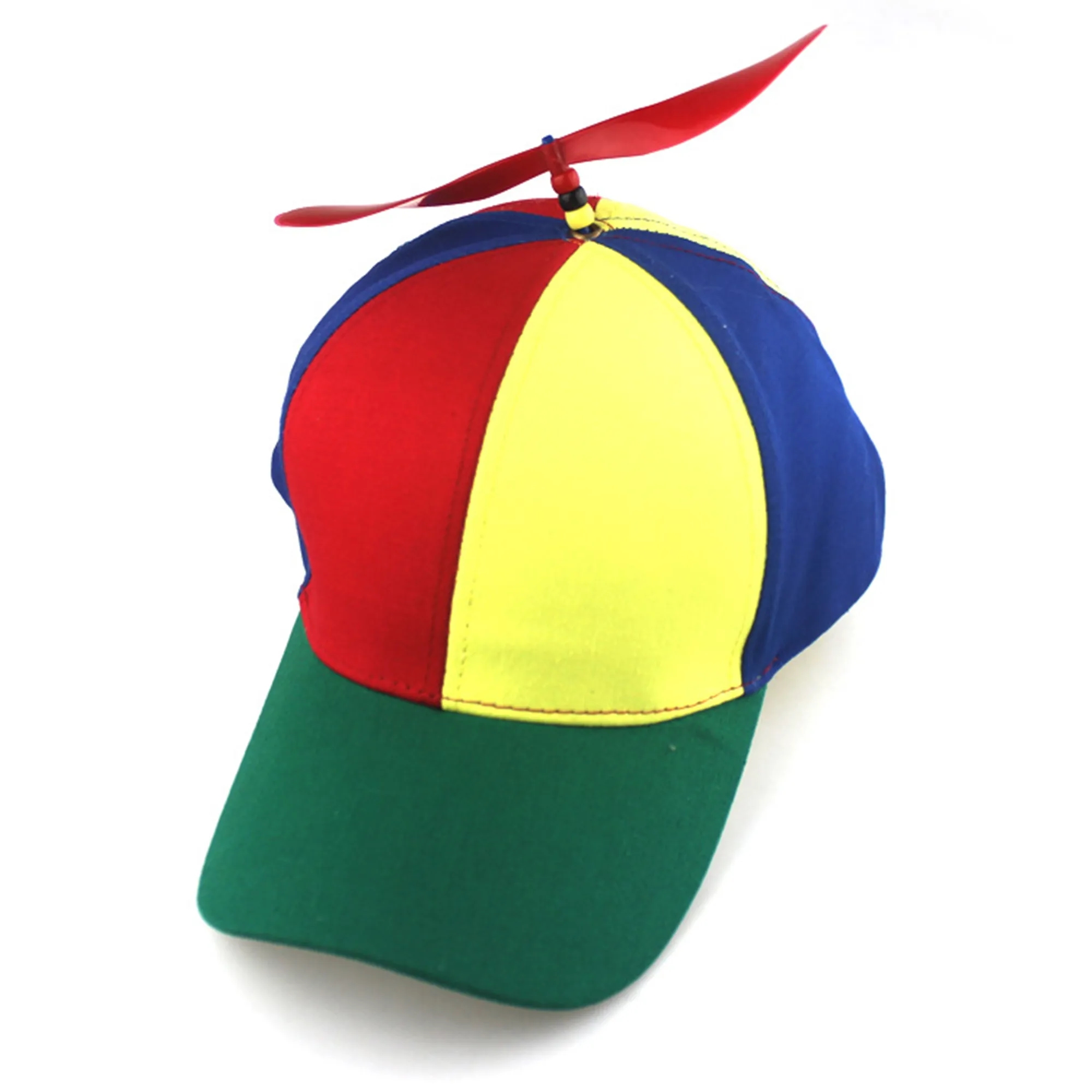 100% Cotton Detachable Propeller Bamboo Dragonfly Shade Cap 3