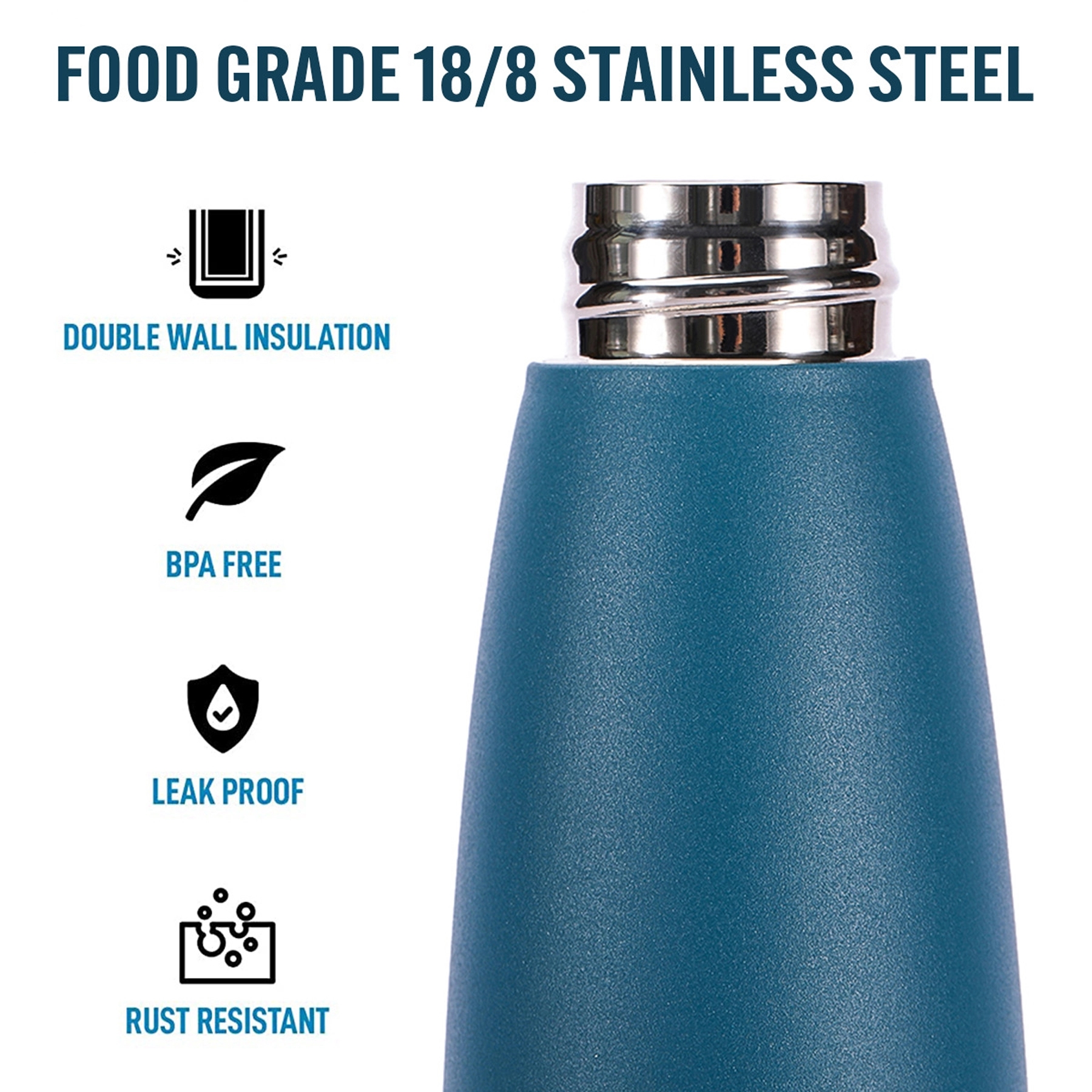 Stainless Steel Water Bottle BPA Free 6