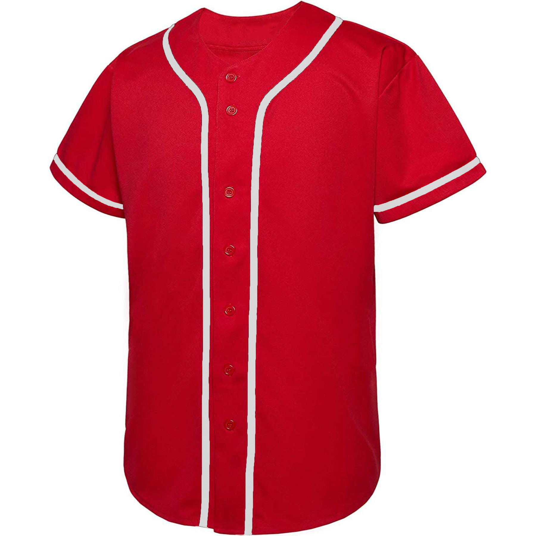 Mens Baseball Jersey Button Down Shirts 9