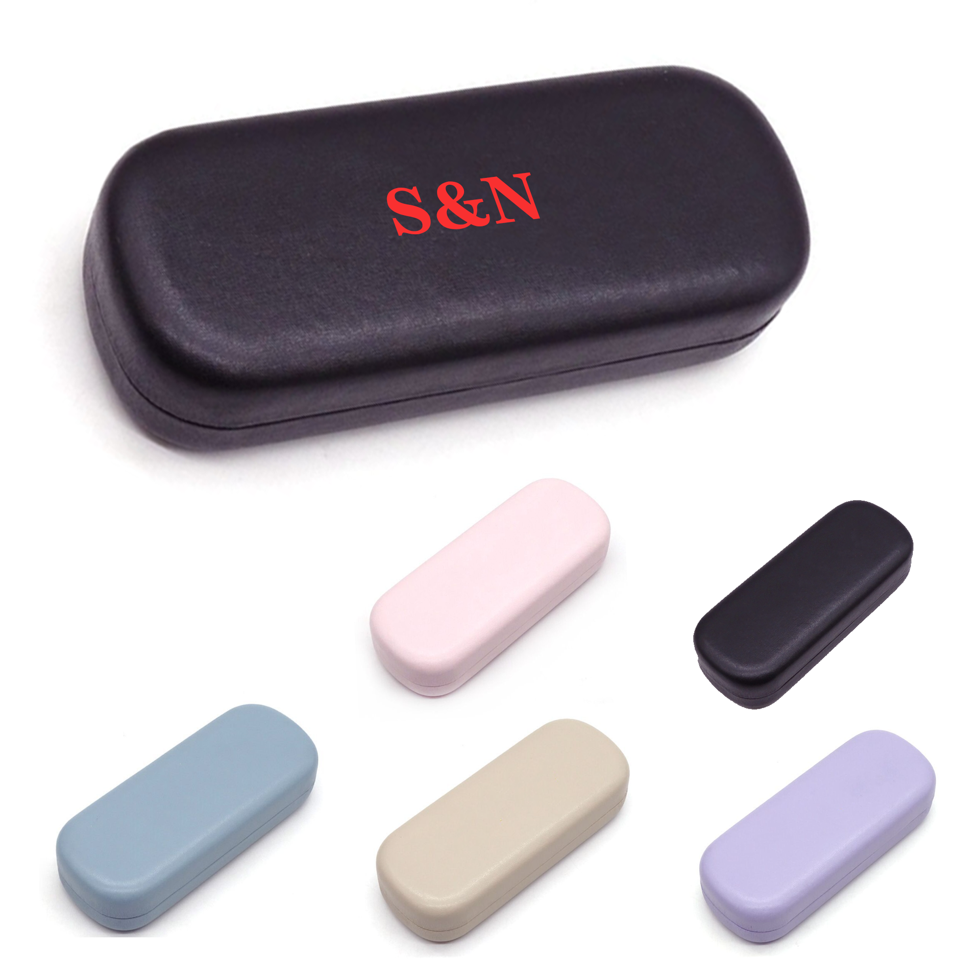 Portable Leather Glasses Storage Case 2