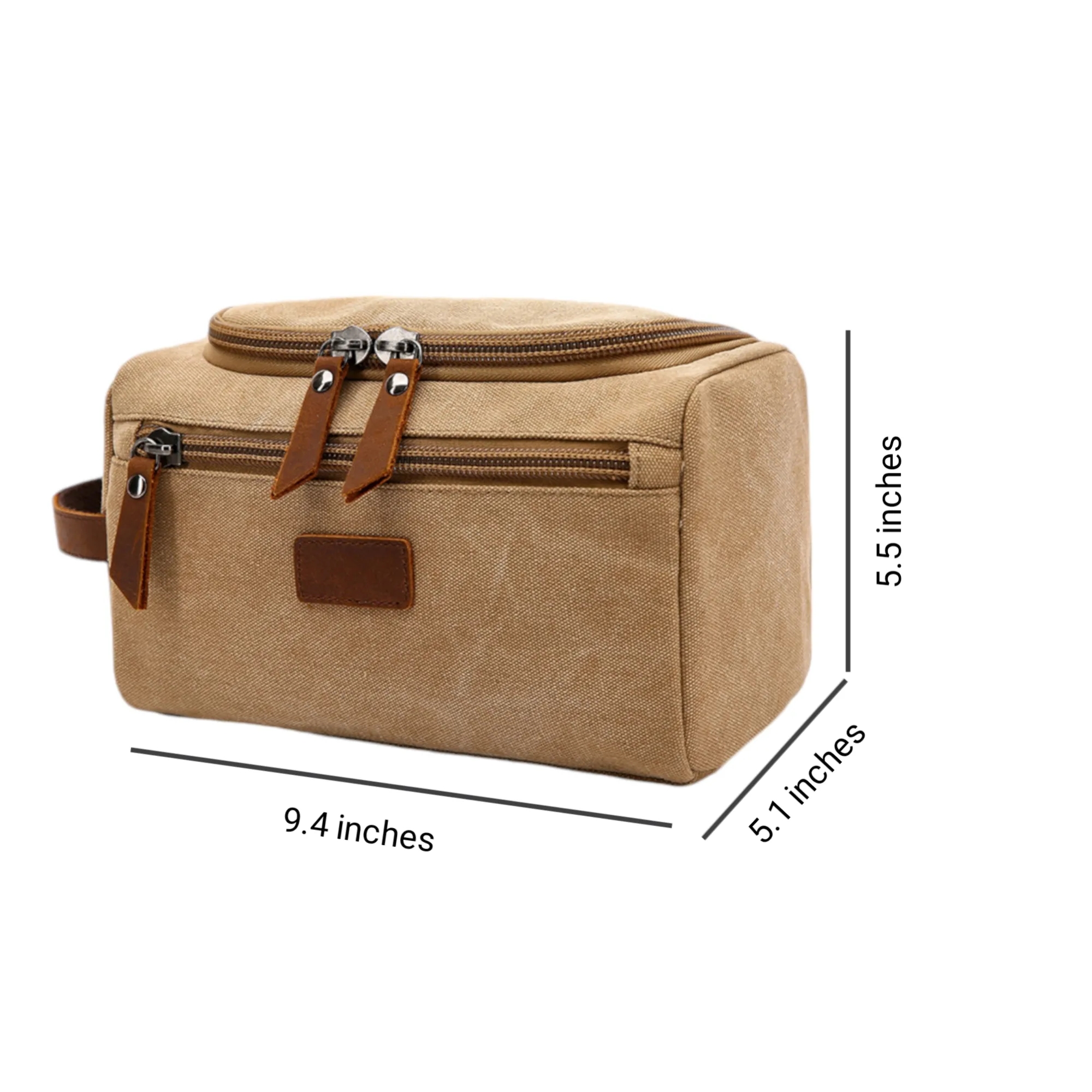 Canvas Personalized Travel Makeup Organizer 9