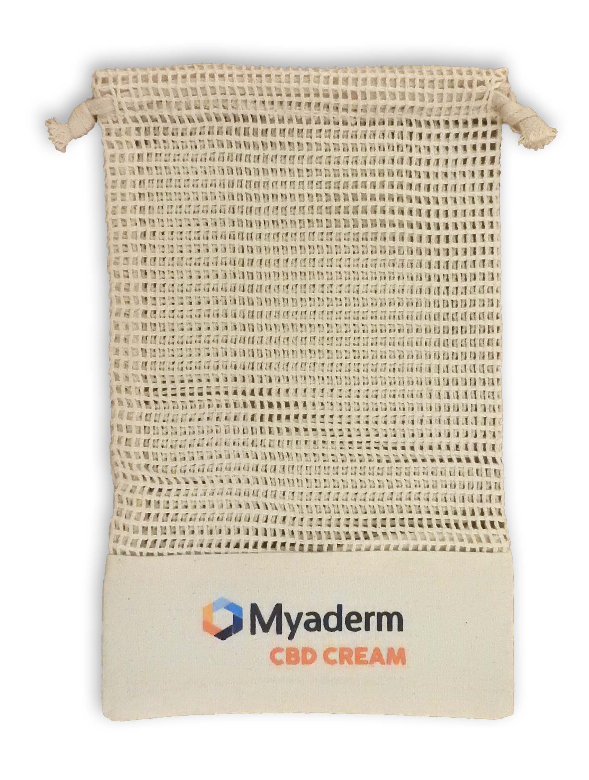 "Koa" Mesh 100% Natural Cotton Drawstring Bag 6 X 9.5" 1