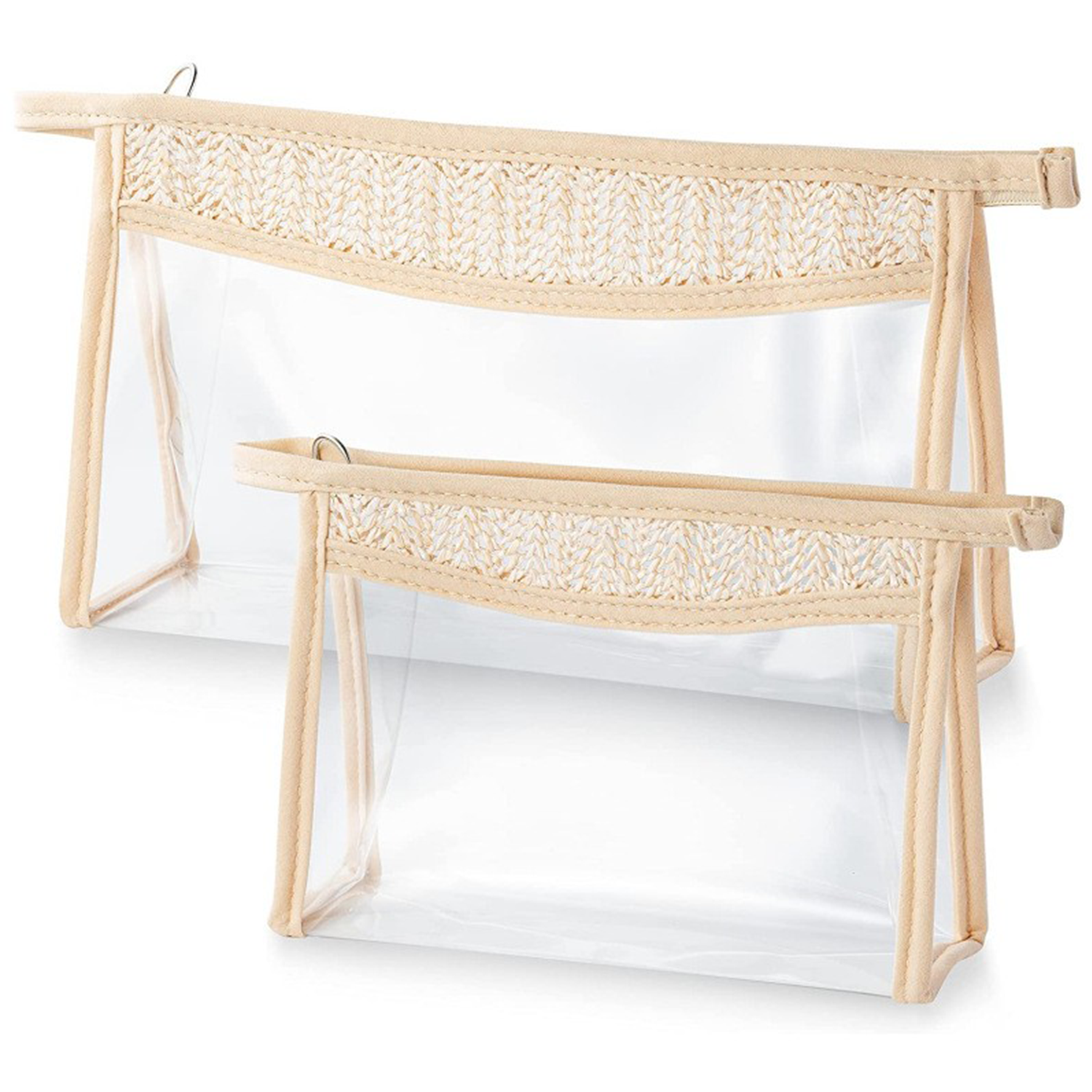 Small Straw Clear Makeup Bags 3