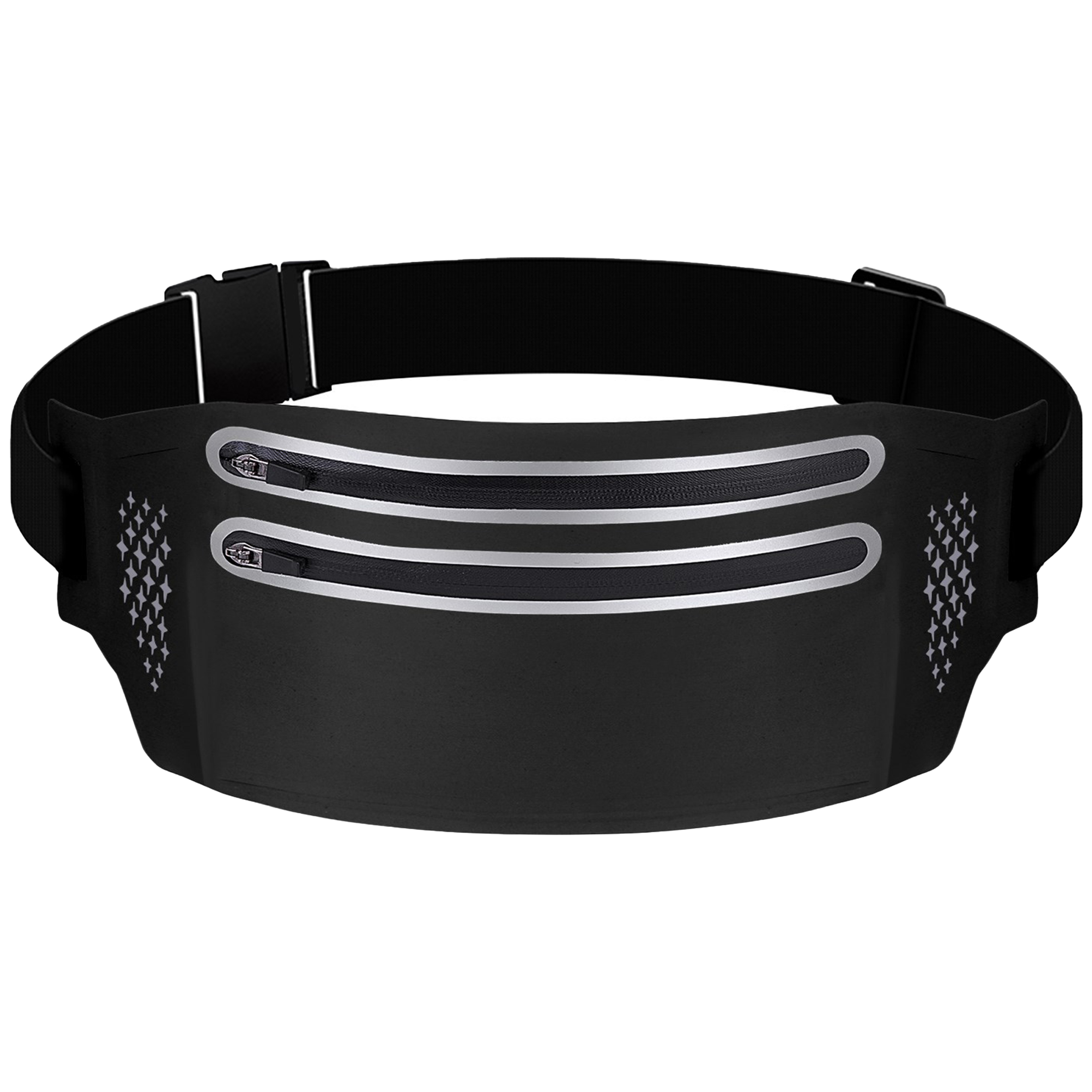 Nylon Travel Sports Close Fitting Waist Bag 2