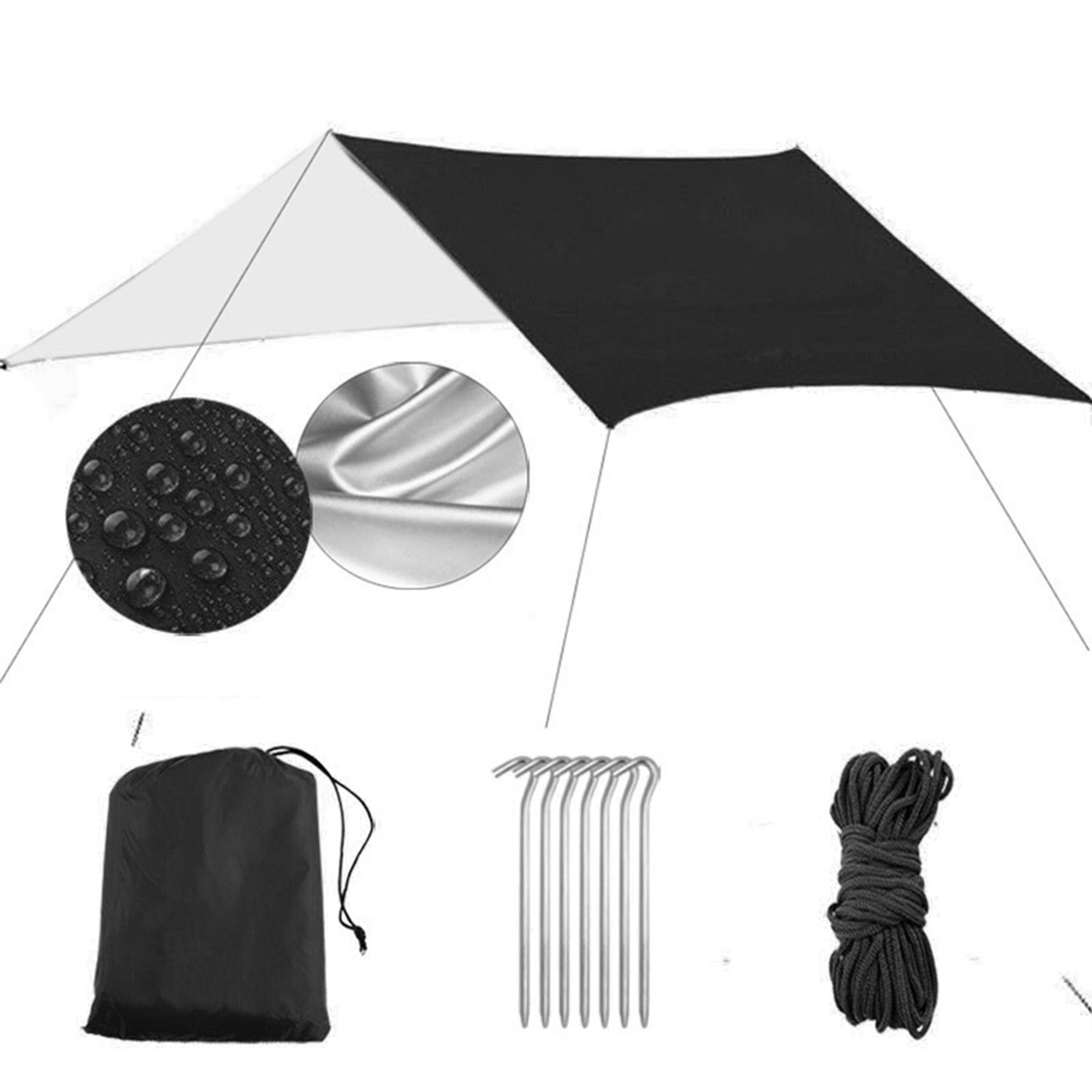 Waterproof and sunscreen beach shading tent 6