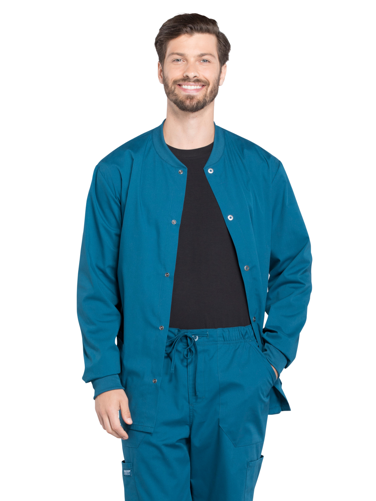 Cherokee - Workwear Professionals - Men's Snap Front Jacket 26