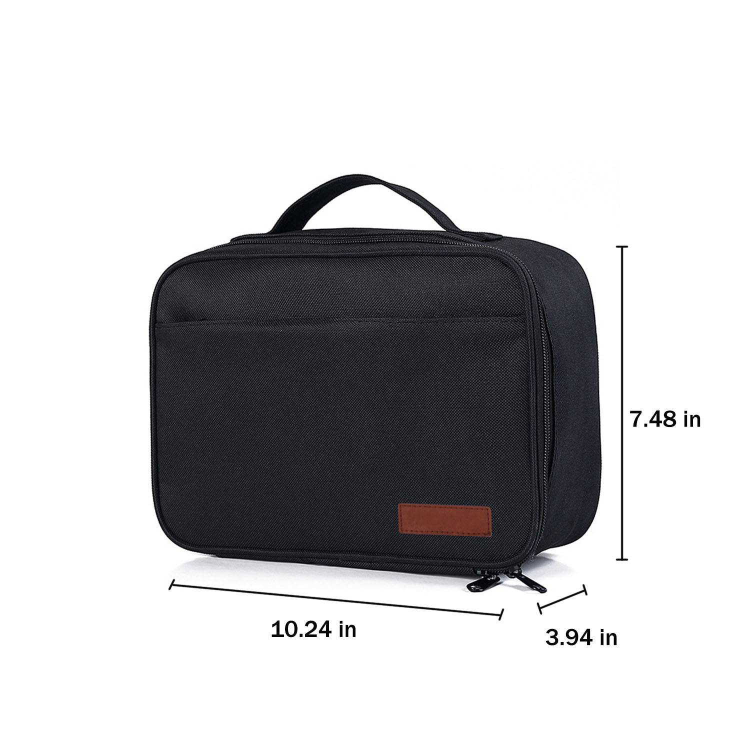 Kids Compact Portable Oxford Insulated Lunch Bag w/ Handle 8