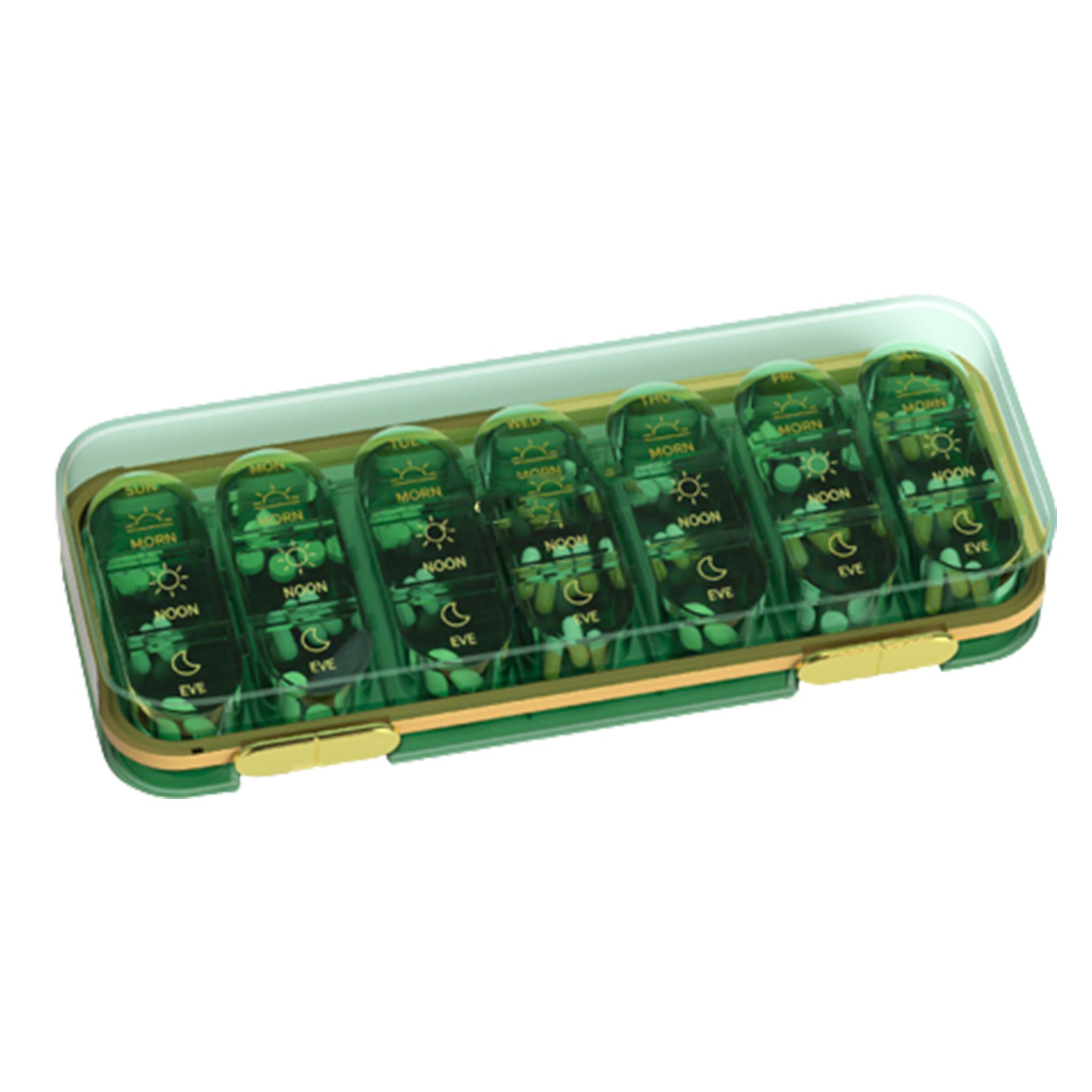 Weekly Pill Case With 21 Compartments 3