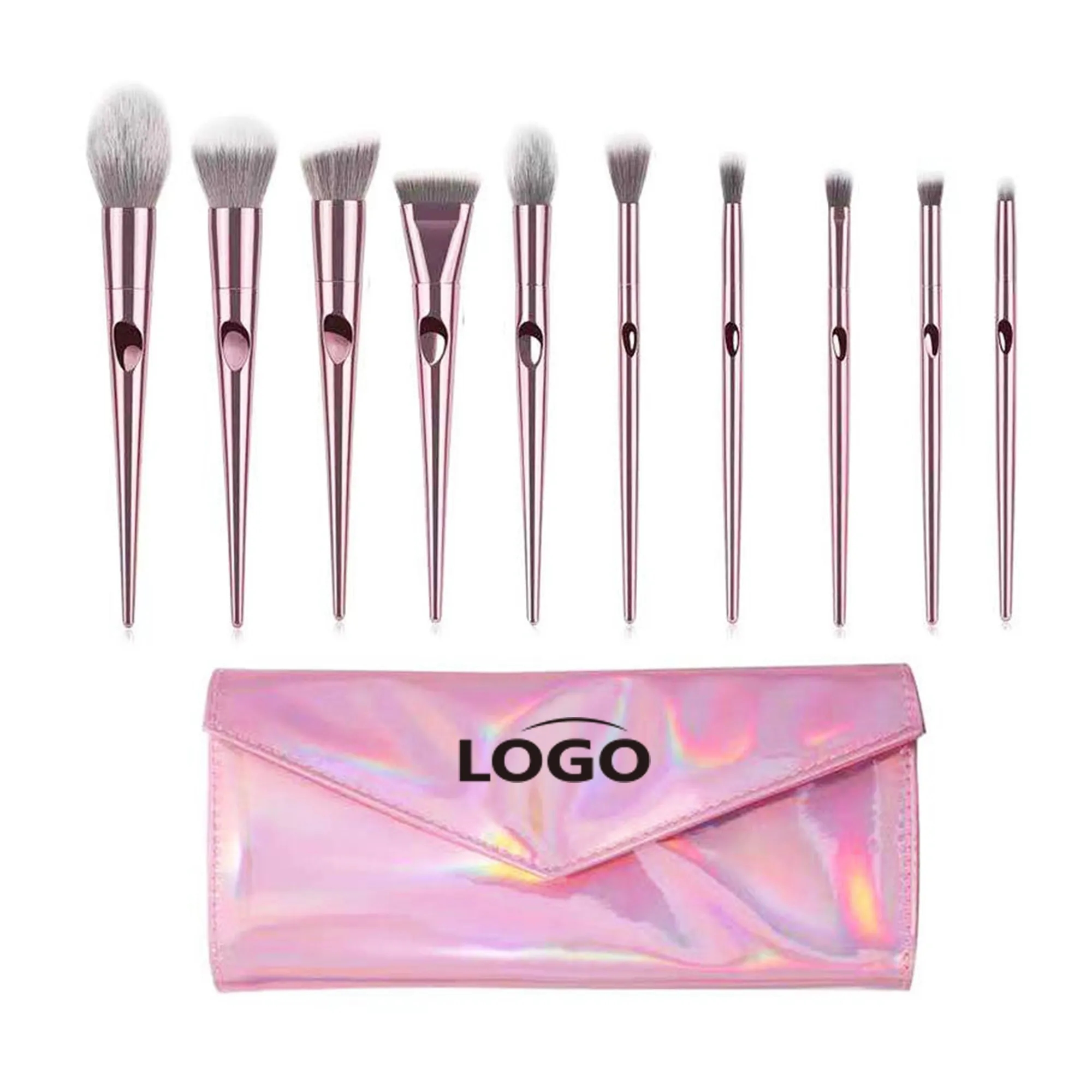 10pcs Makeup Brush Kit