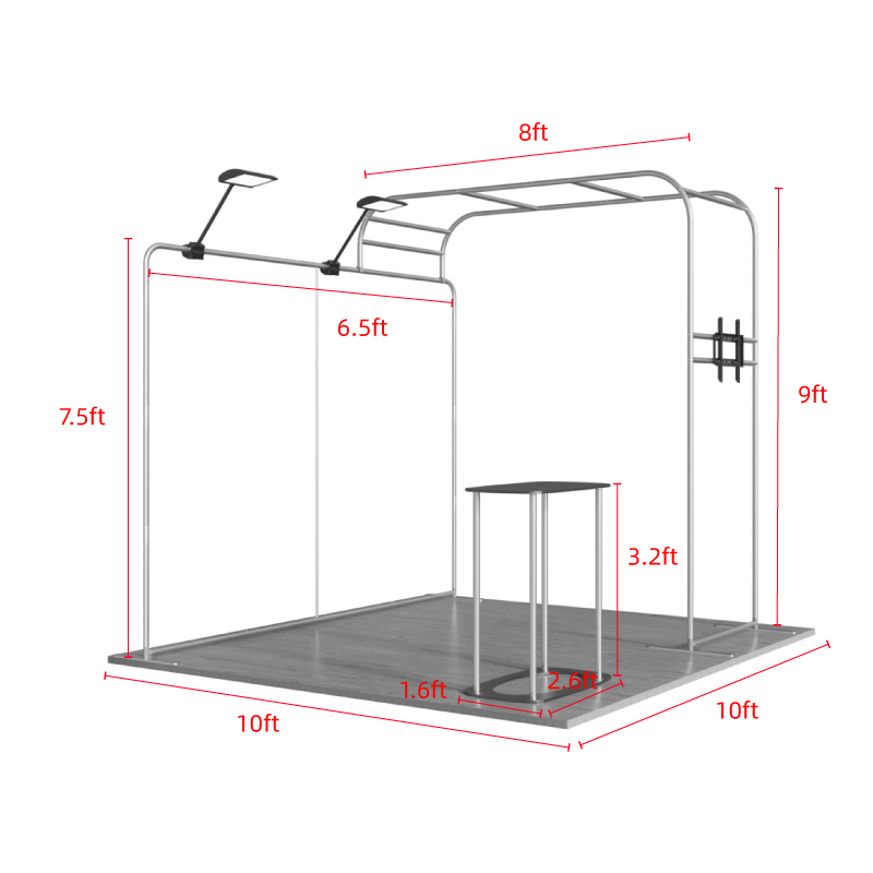 10'x10' Tradeshow Booth Kit - I Kit 4