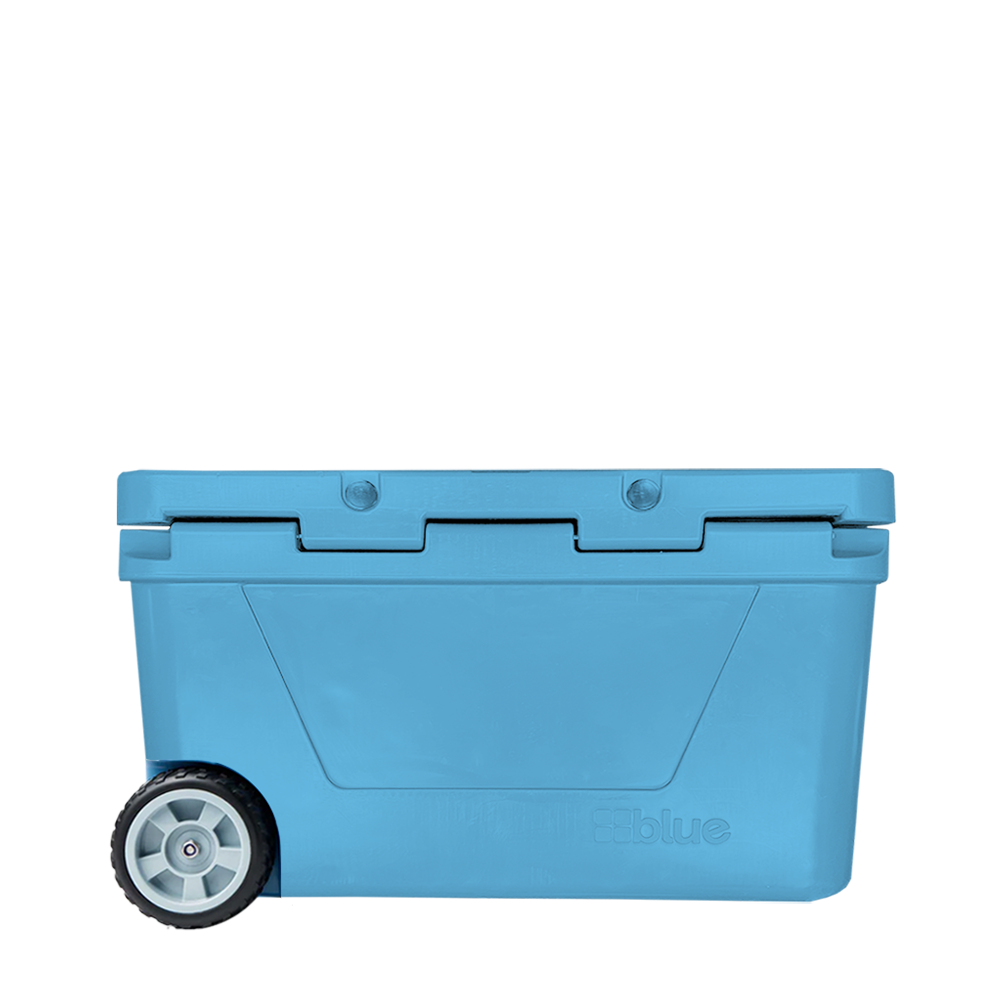 Blue Coolers 55 qt 5 Day Cooler with Wheels 14