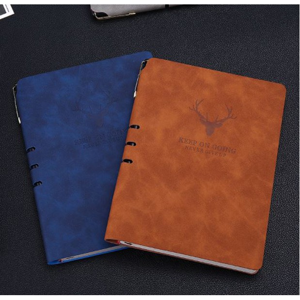 Leather Notebook with Pen 1