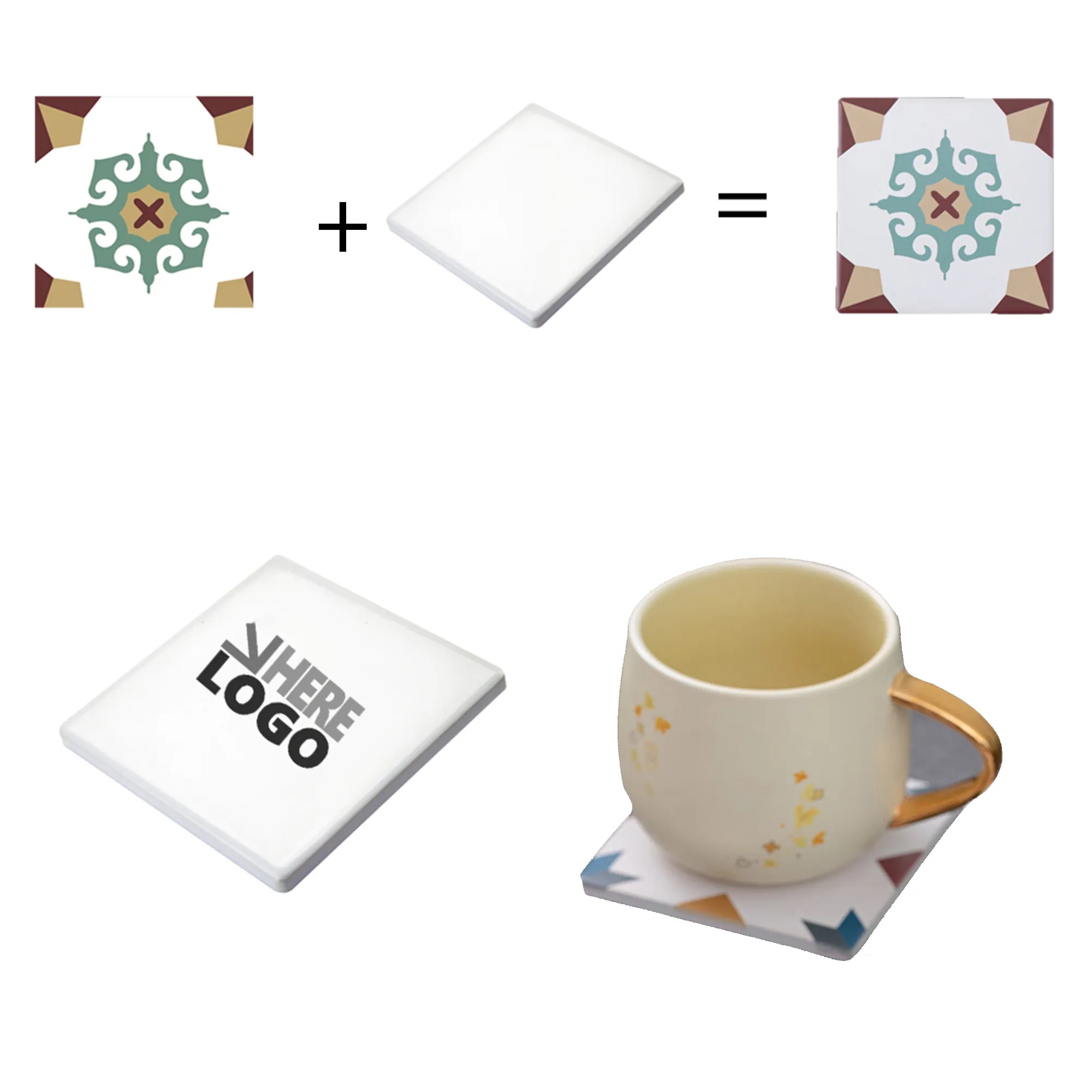 Ceramic Drink Coaster MOQ 150 3