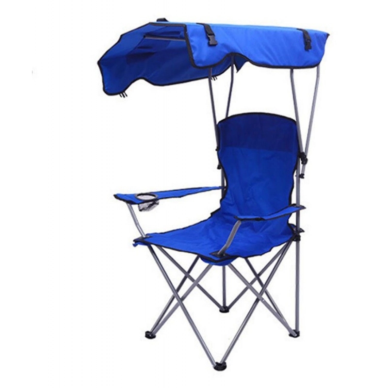 Foldable Beach Chair with Sunshade 4
