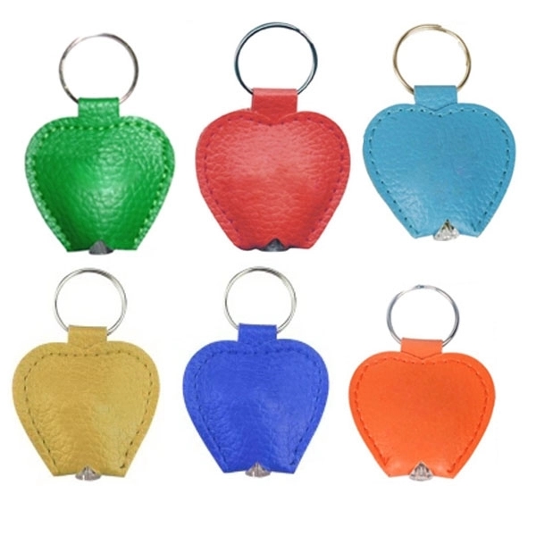 LED PU Leather Keychain 2