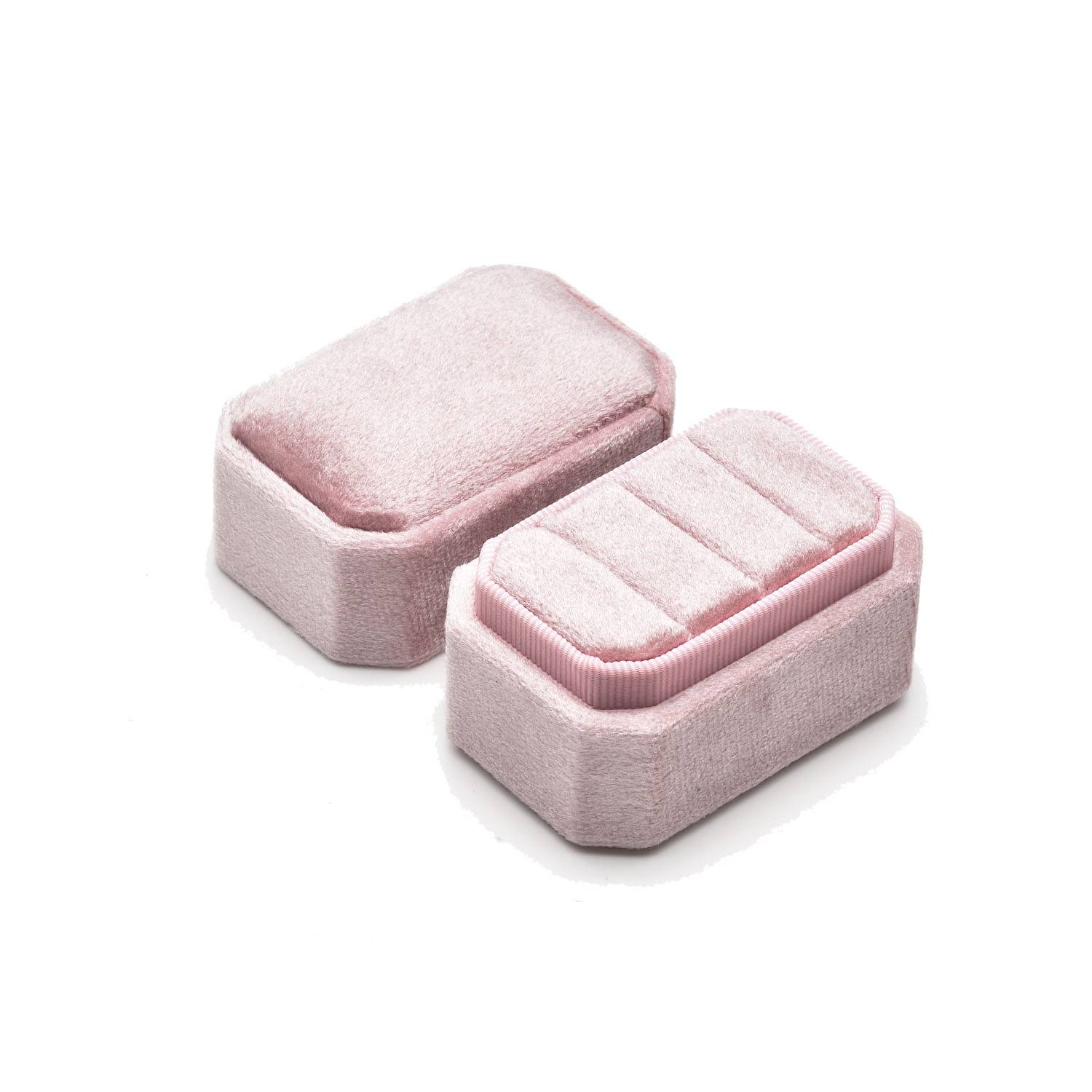 Compatc Portable Soft Velvet Ring Box w/ Large Capacity 2