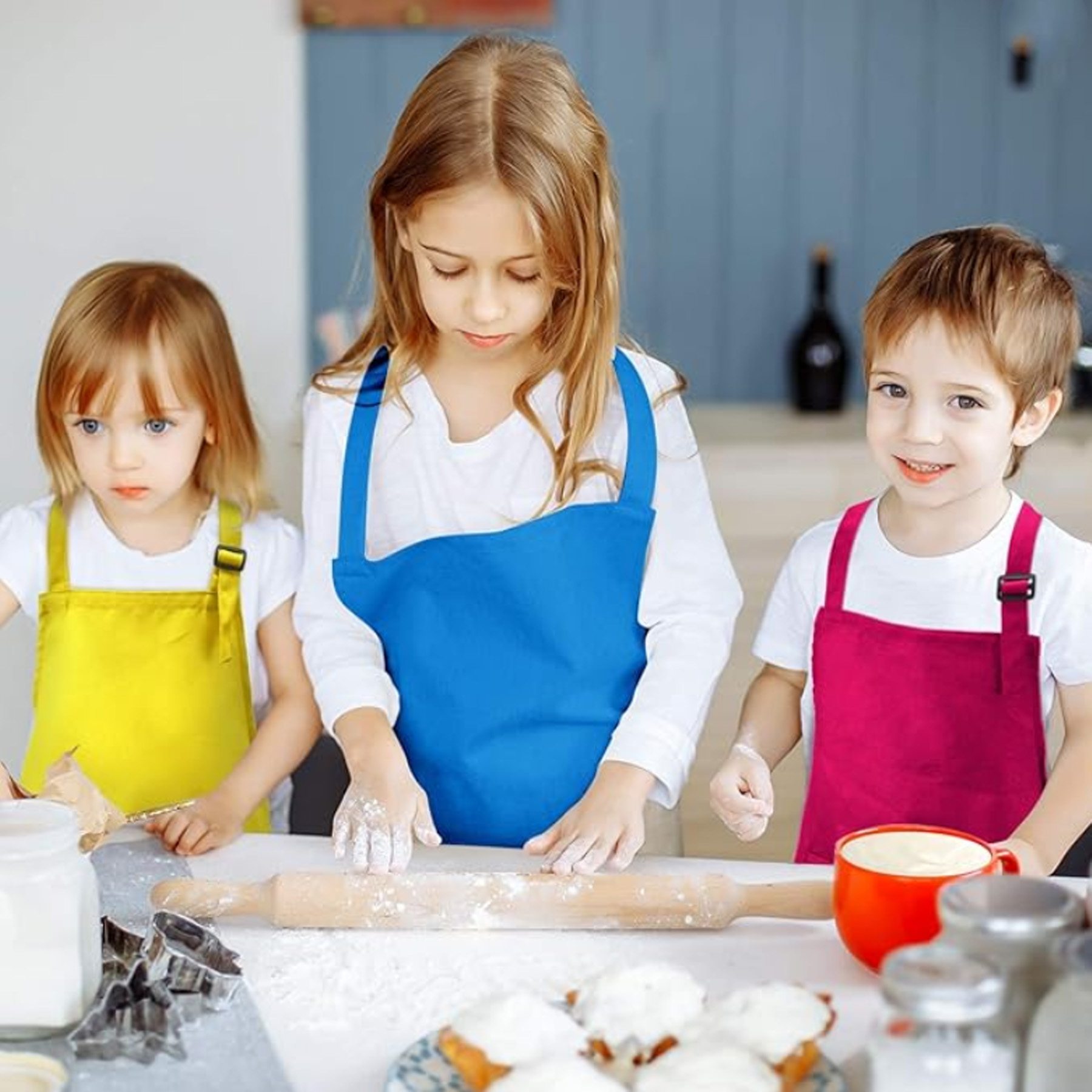 24" X 18" Kids Apron and Chef Hat Set 2