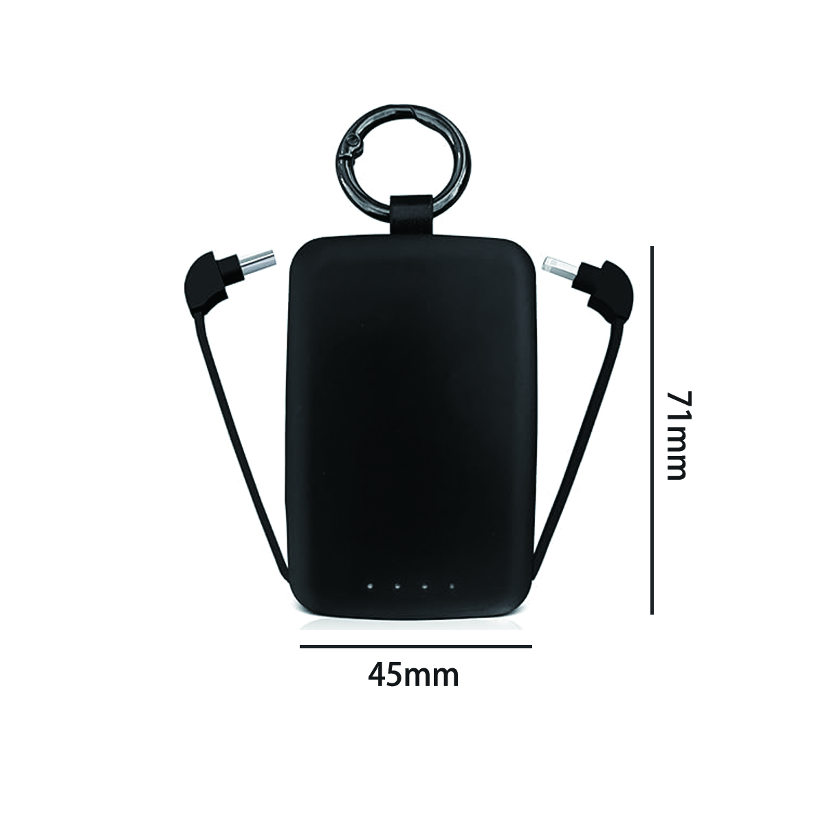 Mini Keychain Power Bank with LED Flashlight 5
