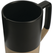 Tahoe Tea & Coffee Ceramic Mug with Wood Lid 16oz 14