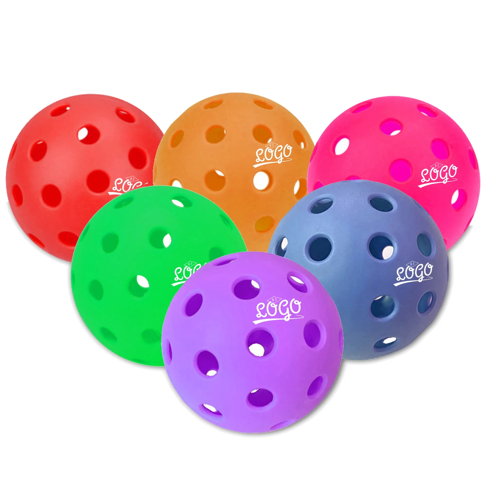 Standard 26-Hole Pickleball Balls 5